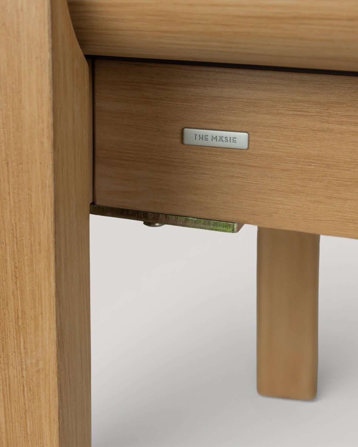 Tavolo da Esterno Rettangolare Allungabile in Cemento e Legno di Acacia (225-330x100 cm) Ubel, immagine della galleria 11