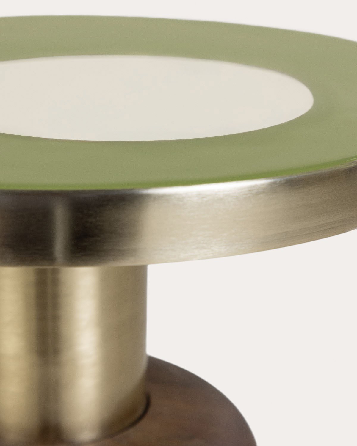 Tavolino Rotondo in Legno di Mango e Metallo (Ø40,5 cm) Tillo, immagine della galleria 4