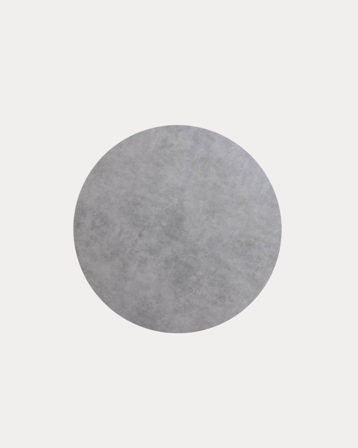 Tavolo Rotondo da Esterno in Metallo e Vetro Temperato (Ø120 cm) Llibet, immagine della galleria 4