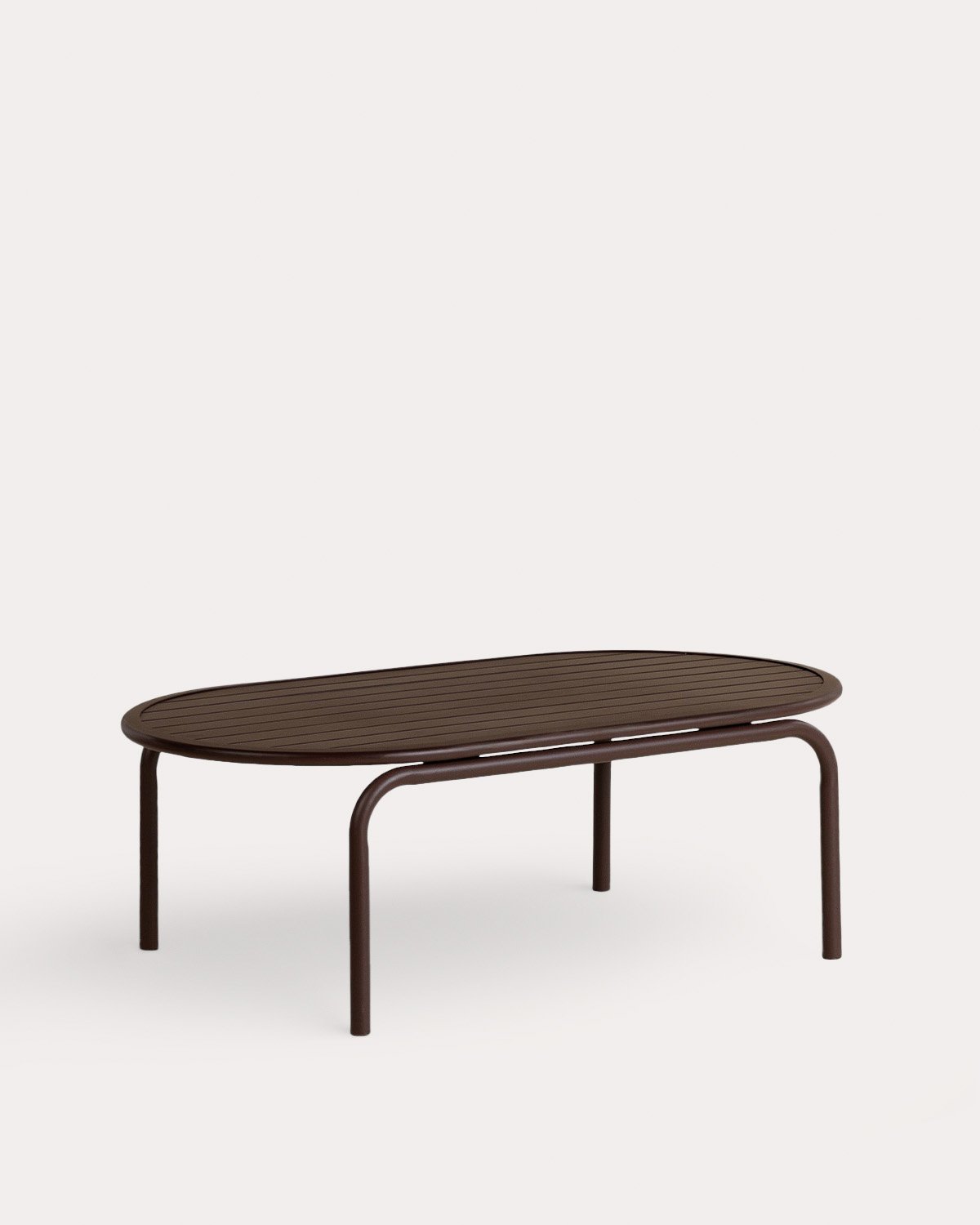 Set da Giardino con Divano a 2 Posti, 2 Poltrone, 1 Tavolino da Caffè e 1 Tavolino Laterale in Metallo e Tessuto Jazmin, immagine della galleria 4