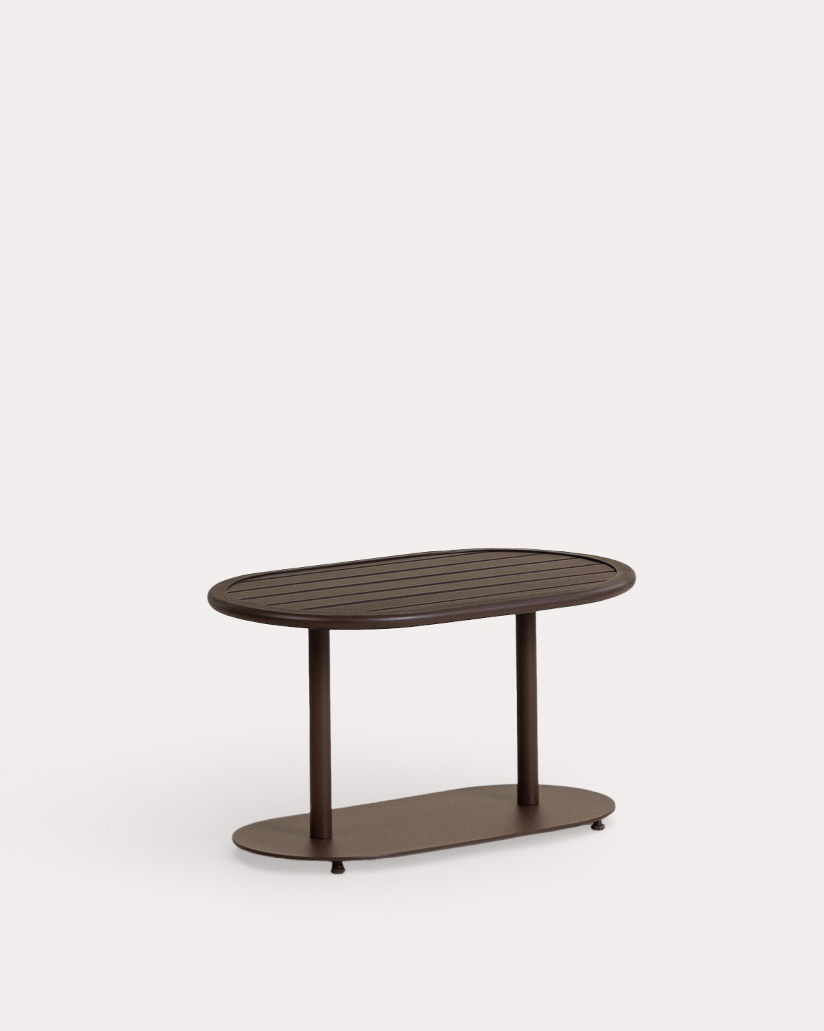 Set da Giardino con Divano a 2 Posti, 2 Poltrone, 1 Tavolino da Caffè e 1 Tavolino Laterale in Metallo e Tessuto Jazmin, immagine della galleria 5