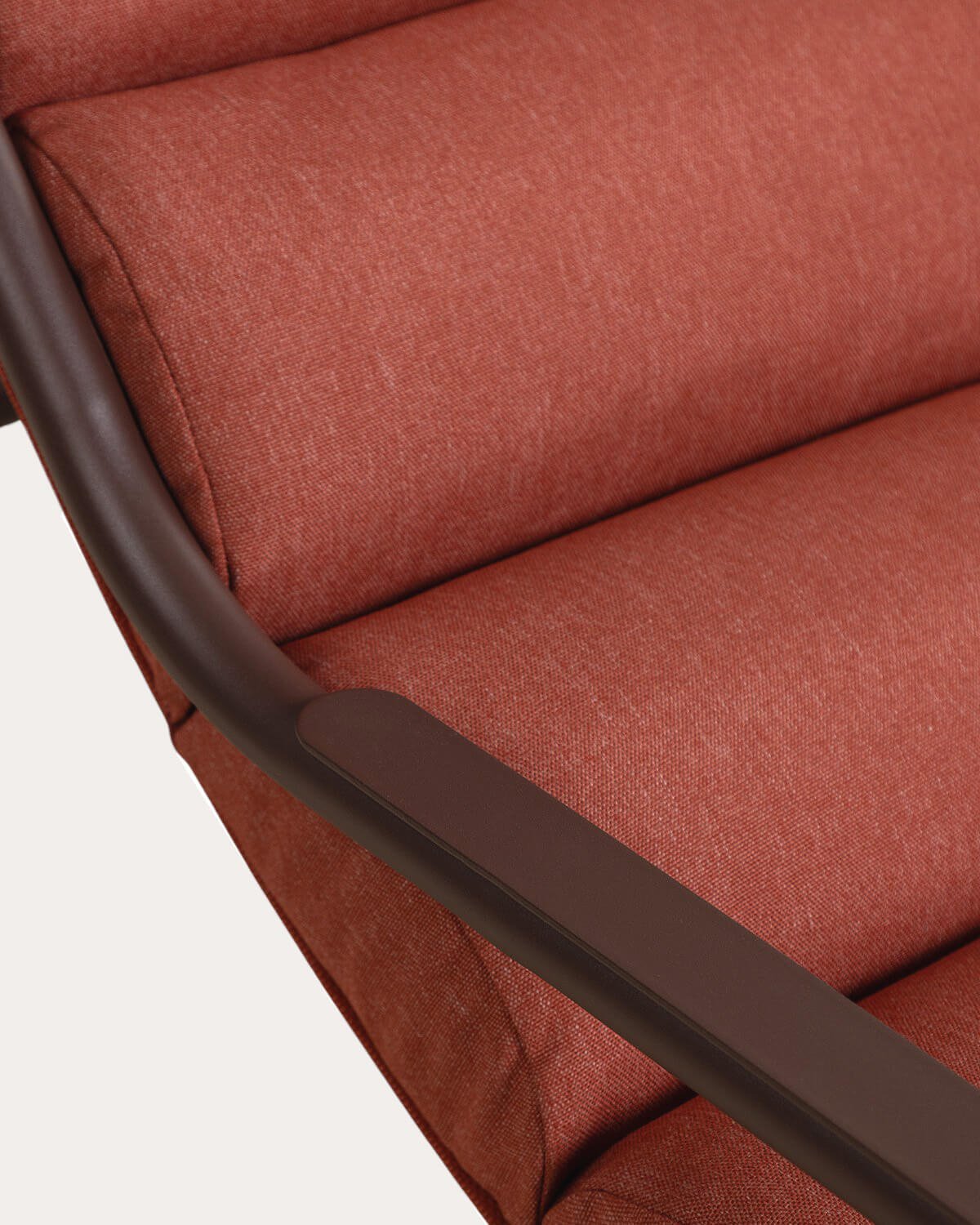 Set da Giardino con Divano a 2 Posti, 2 Poltrone, 1 Tavolino da Caffè e 1 Tavolino Laterale in Metallo e Tessuto Jazmin, immagine della galleria 6