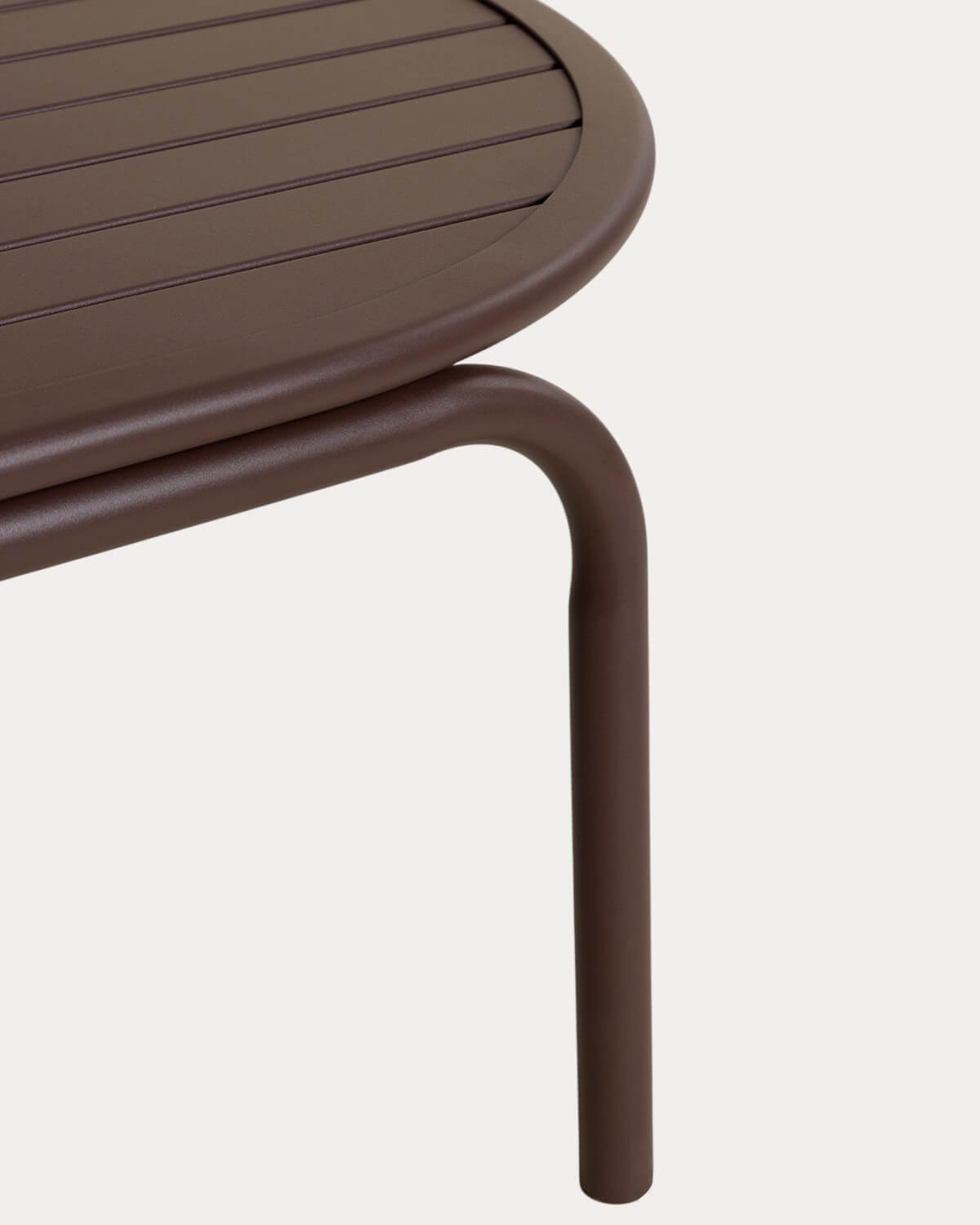 Set da Giardino con Divano a 2 Posti, 2 Poltrone, 1 Tavolino da Caffè e 1 Tavolino Laterale in Metallo e Tessuto Jazmin, immagine della galleria 10