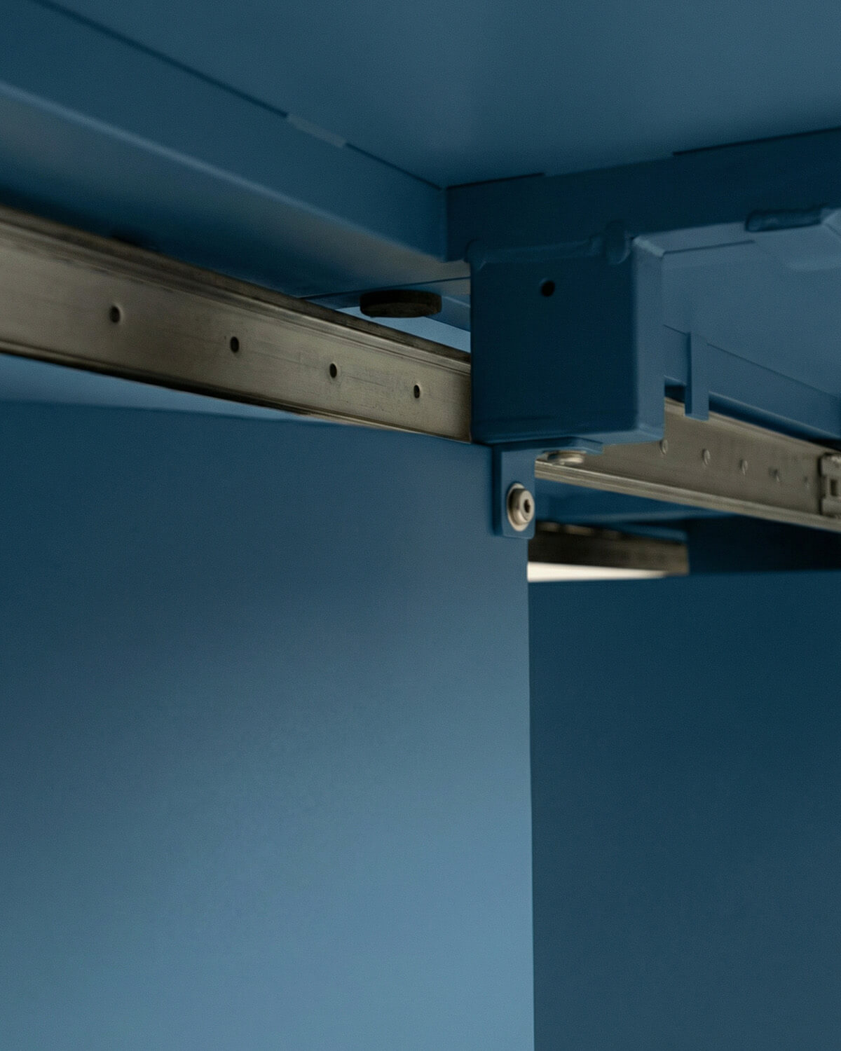 Tavolo da Pranzo Rotondo Estensibile in Metallo (Ø120-240x120 cm) Beca, immagine della galleria 7