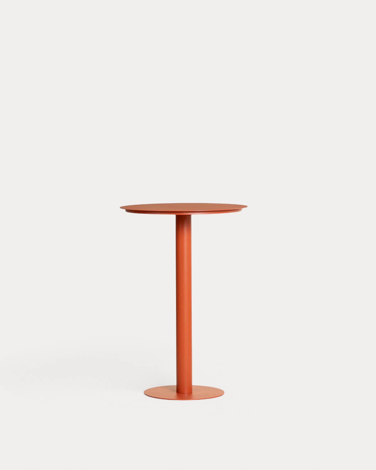 Tavolo Alto da Esterno Rotondo in Metallo (Ø70 cm) Banon, immagine della galleria 1