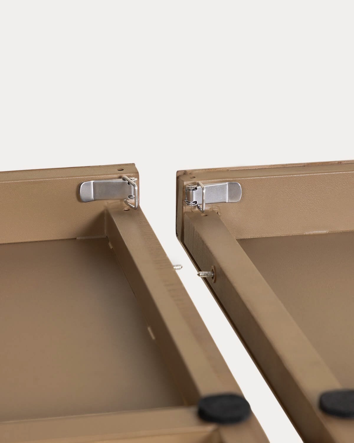 Tavolo da Pranzo Rotondo Estensibile in Metallo (Ø120-240x120 cm) Beca, immagine della galleria 12