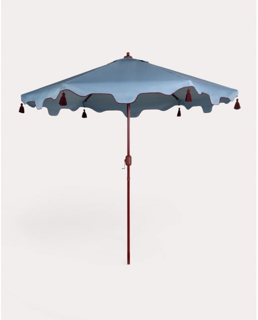 Ombrellone da Giardino e Terrazza (Ø260 cm) Xuna - Blu Silvery