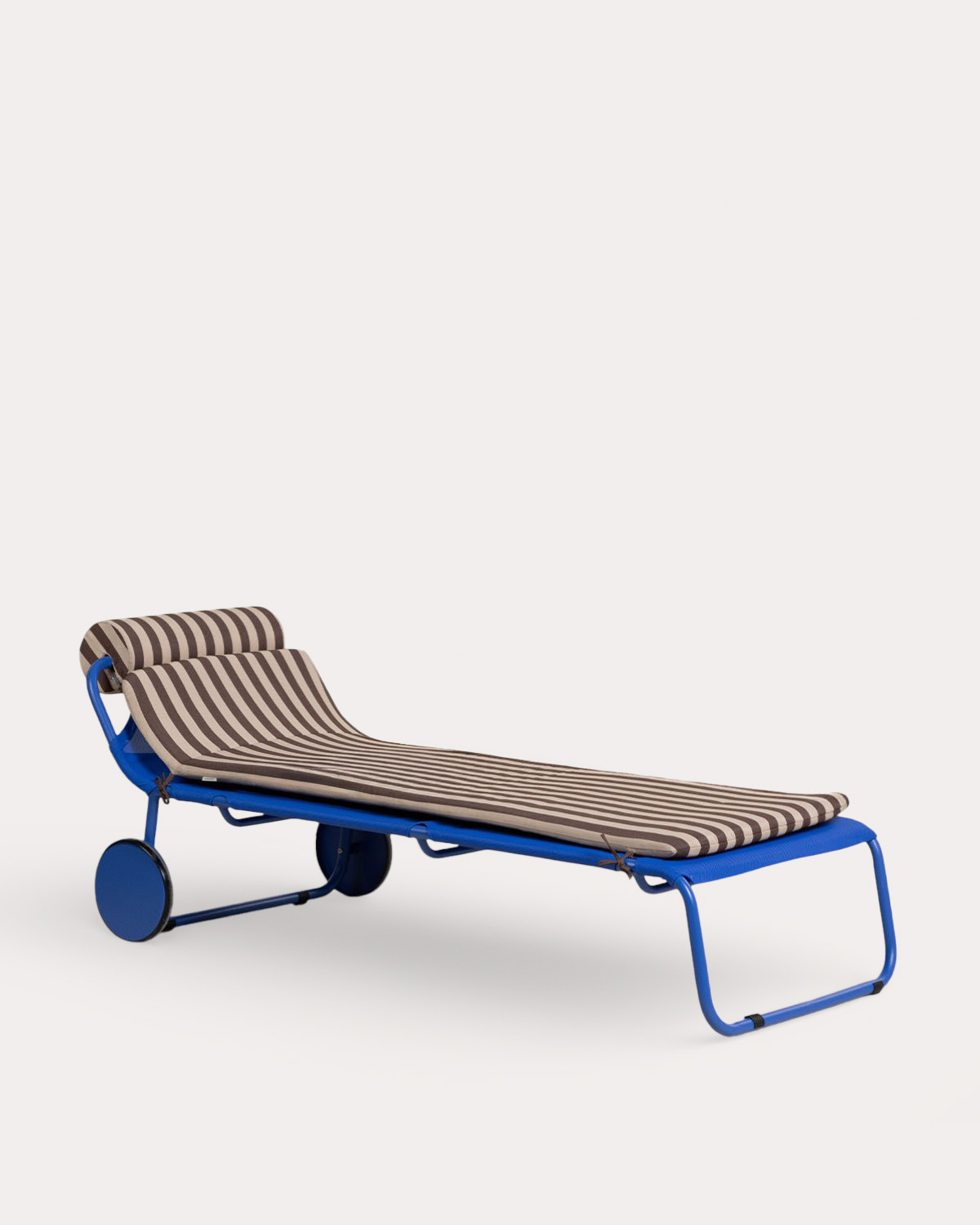 Pack da 2 Lettini Prendisole con Ruote in Alluminio e Tessuto Mitha, immagine della galleria 1