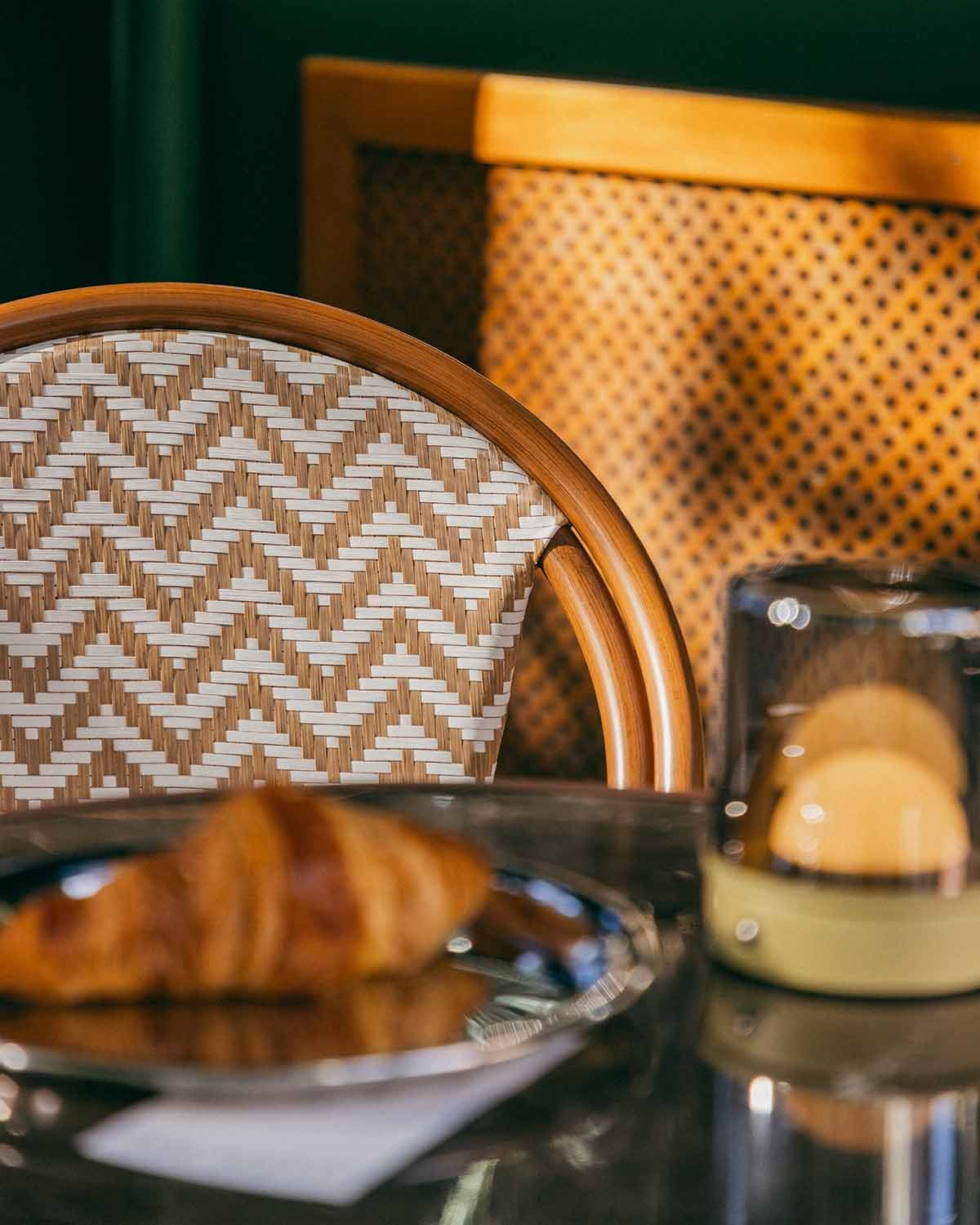 Sedia da Esterno in Alluminio e Rattan Sintetico Yona Bistro, immagine della galleria 3