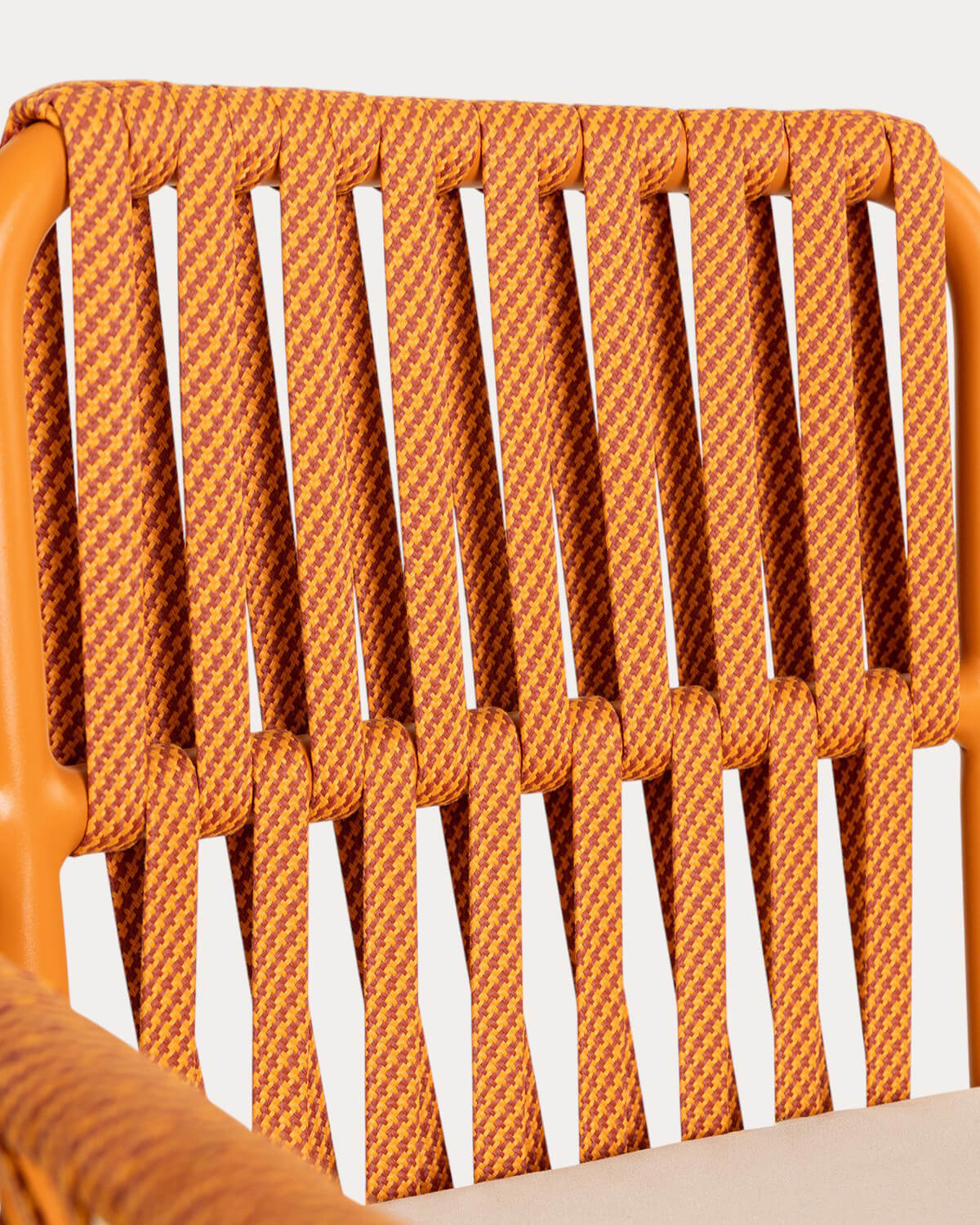 Sgabello Alto da Esterno in Alluminio e Corda (75 cm) Drian, immagine della galleria 4