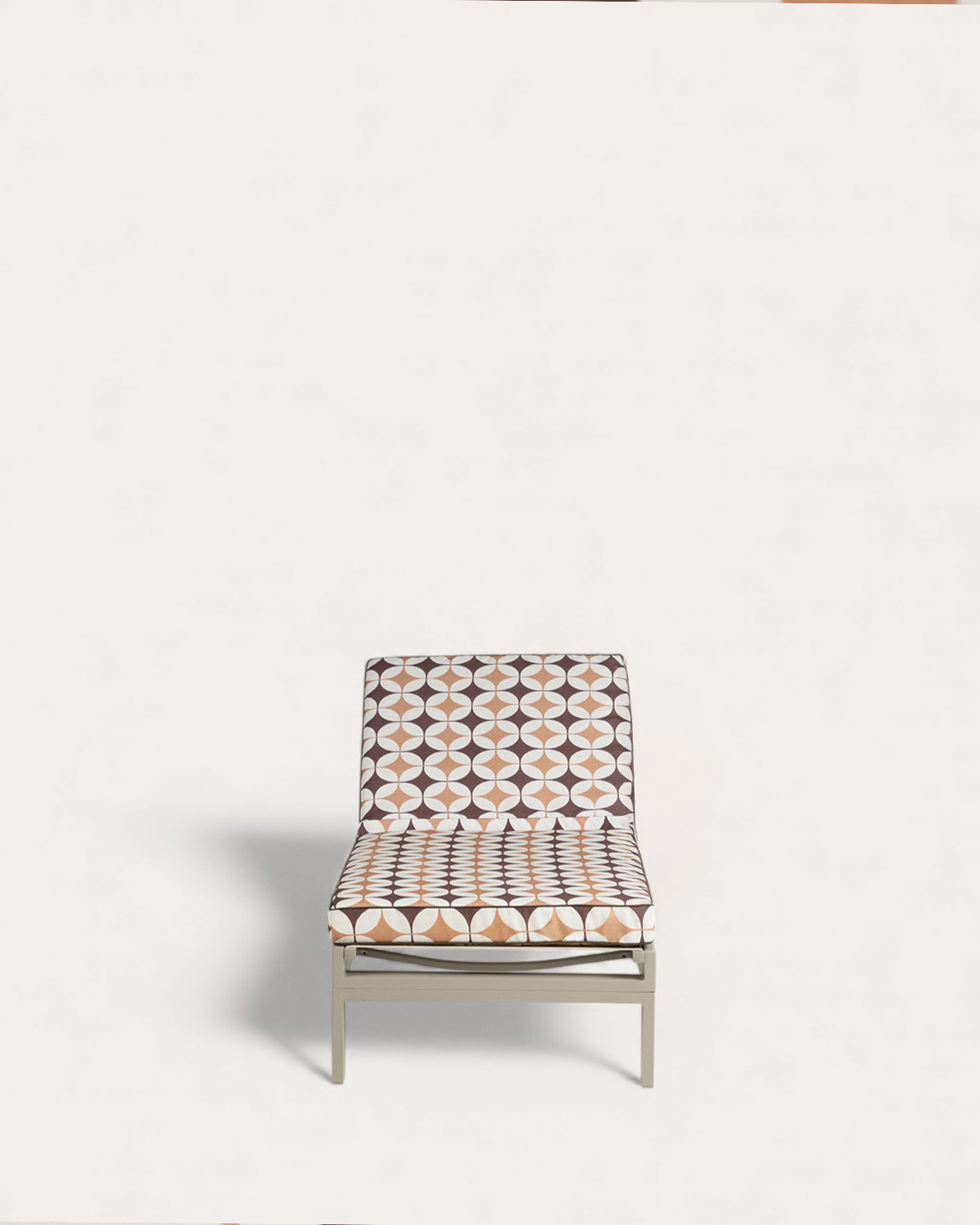 Lettino Prendisole Reclinabile in Alluminio Kreta con Cuscino in Tessuto Edimbra, immagine della galleria 7