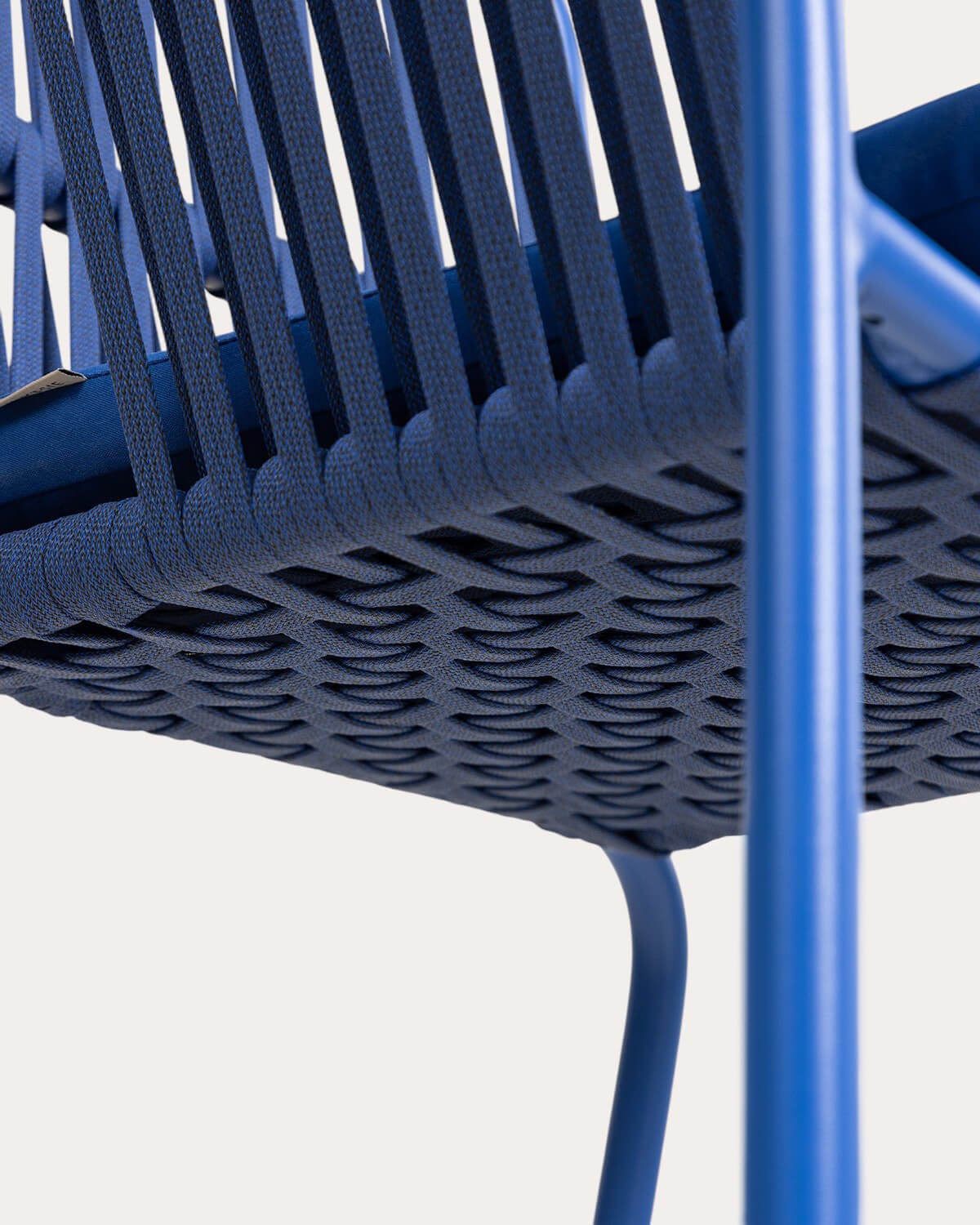 Sgabello Alto da Esterno in Alluminio e Corda (75 cm) Drian, immagine della galleria 8