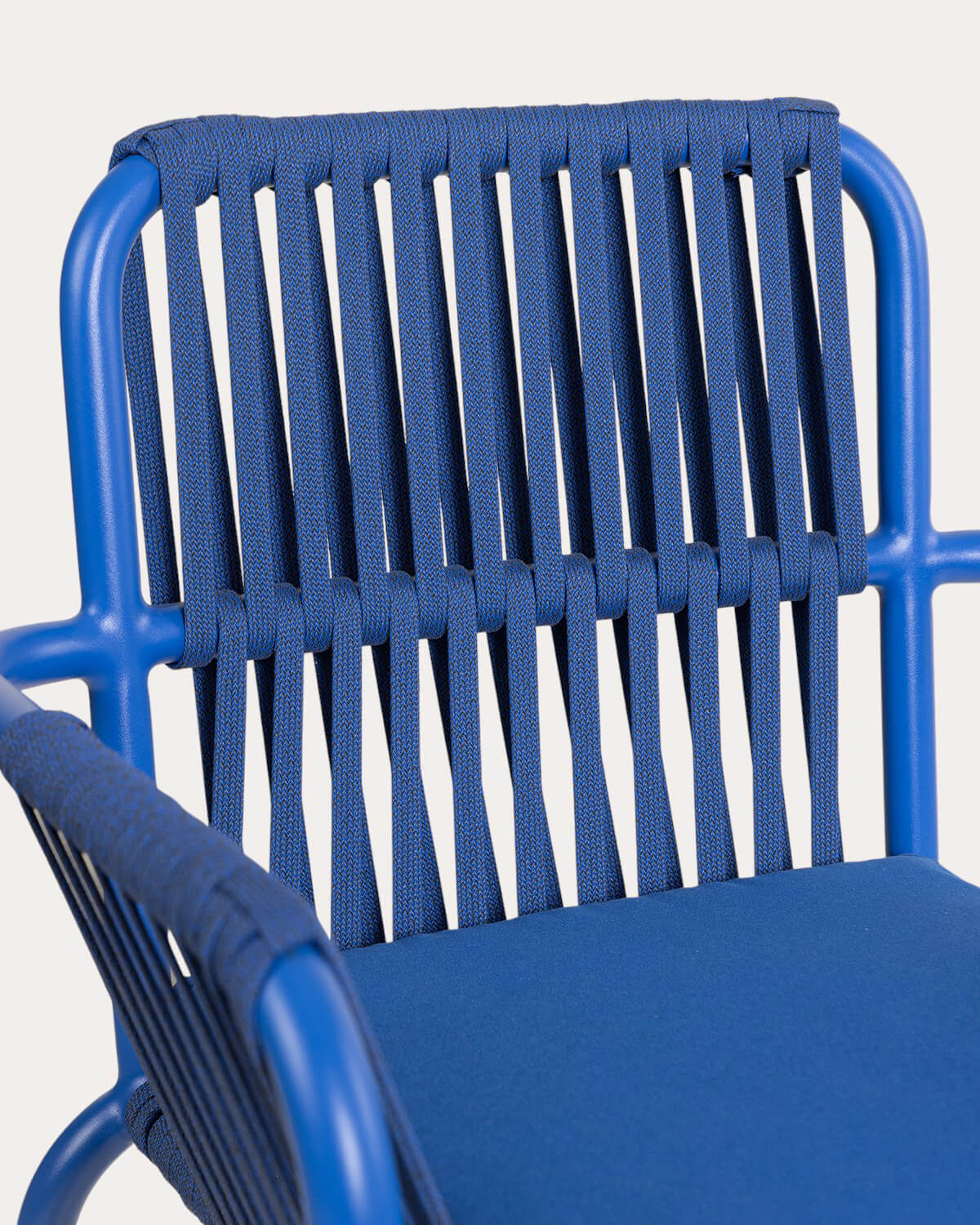 Sgabello Alto in Metallo e Corda (75 cm) Drian, immagine della galleria 4