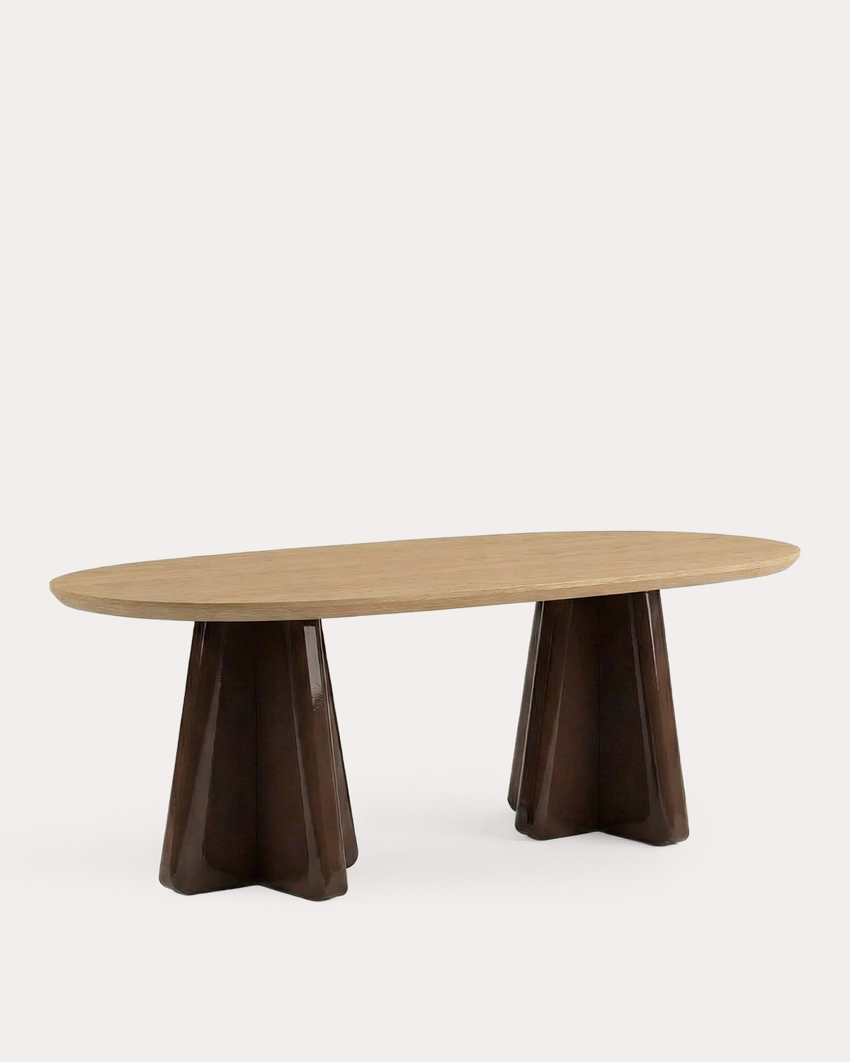 Tavolo da Pranzo Ovale in Legno (220x110 cm) Roxenna, immagine della galleria 1