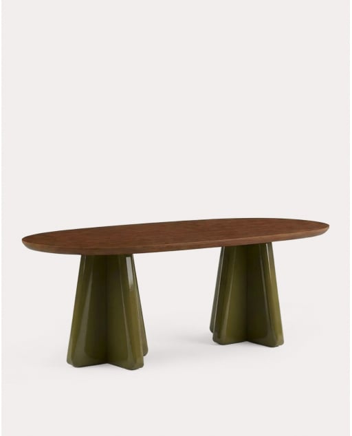 Tavolo da Pranzo Ovale in Legno (220x110 cm) Roxenna