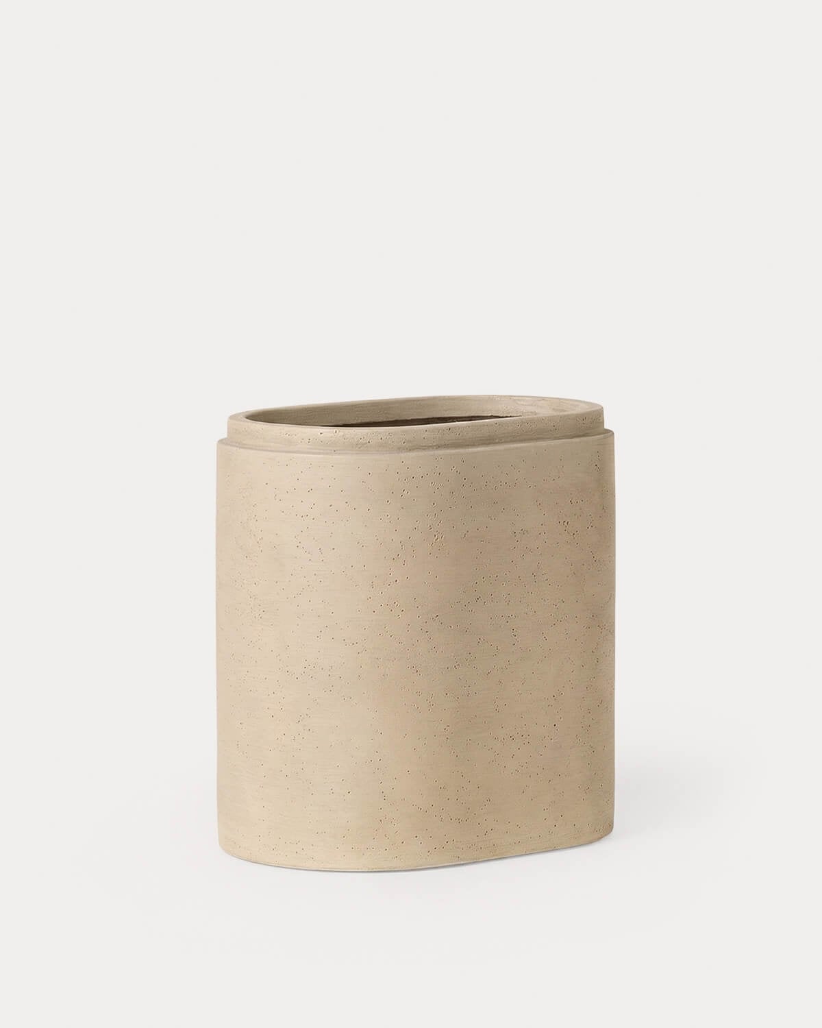 Fioriera Ovale in Cemento (35x23 cm) Bieito, immagine della galleria 1