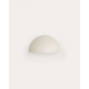 Lampada da Parete Esterna in Alluminio Denna Beige Seashell - The Masie