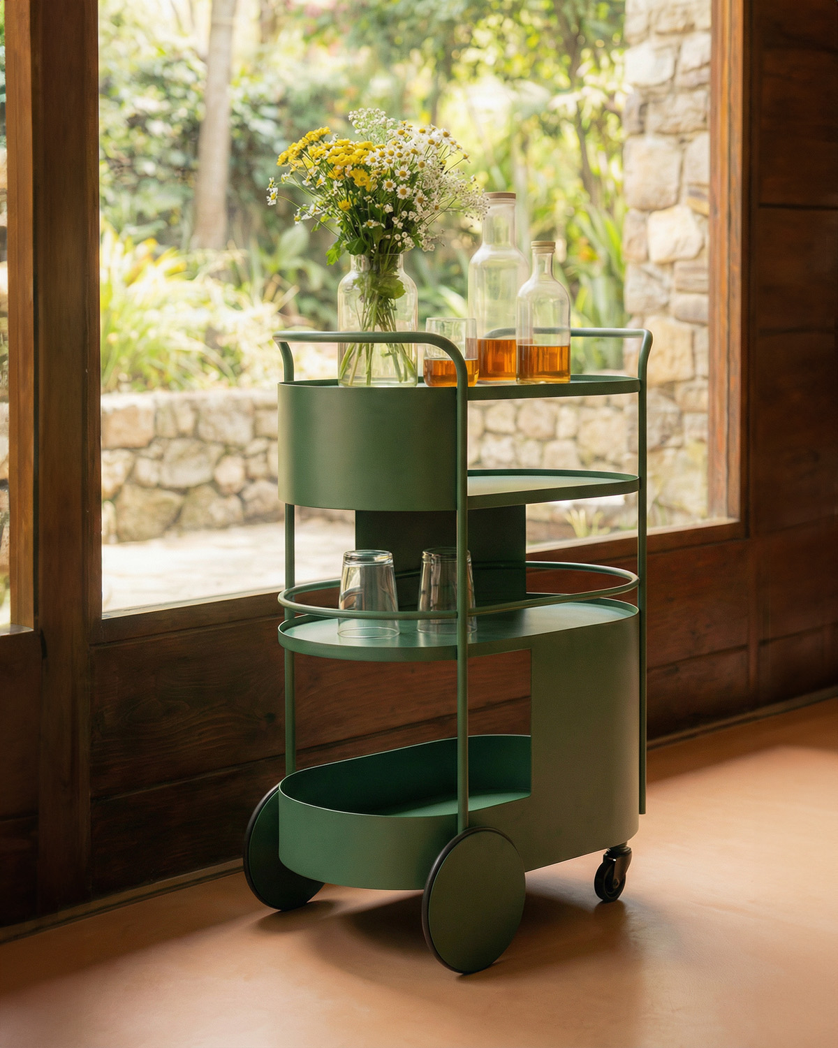 Carrello da Cameriera in Metallo Baena, immagine della galleria 2