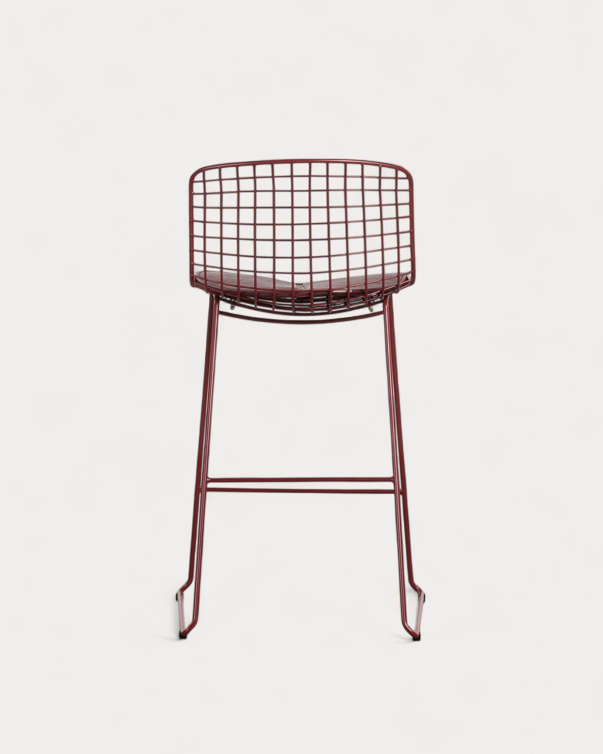 Pack da 4 Sgabelli Alti in Acciaio (66 cm) con Schienale Basso Aras, immagine della galleria 5
