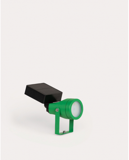 Faretto solare LED da esterno in alluminio Lythea
