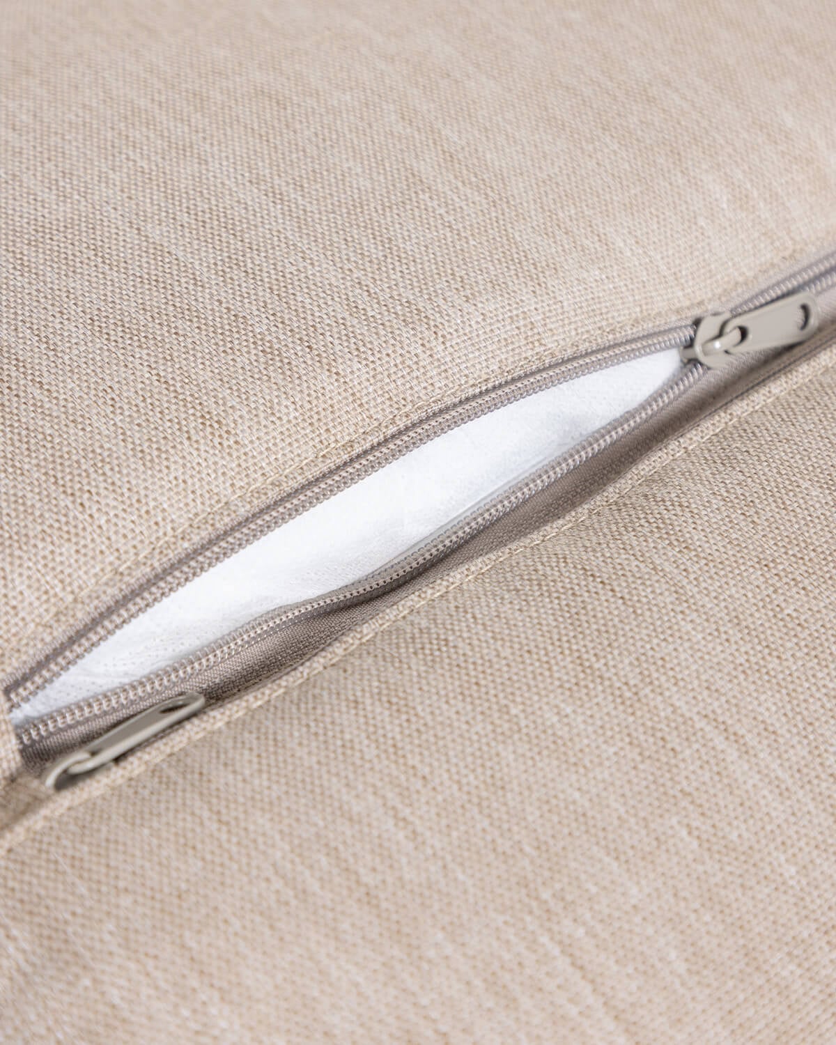 Set da Giardino con Divano a 2 Posti, 2 Poltrone, 1 Tavolino da Caffè e 1 Tavolino Laterale in Metallo e Tessuto Jazmin, immagine della galleria 9