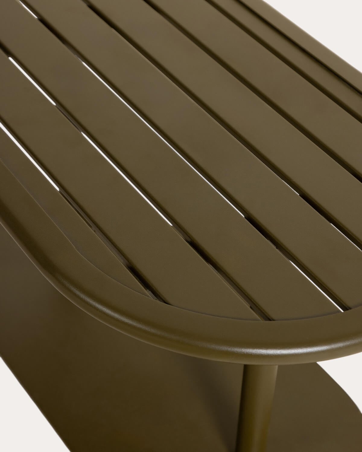 Set da Giardino con Divano a 2 Posti, 2 Poltrone, 1 Tavolino da Caffè e 1 Tavolino Laterale in Metallo e Tessuto Jazmin, immagine della galleria 10