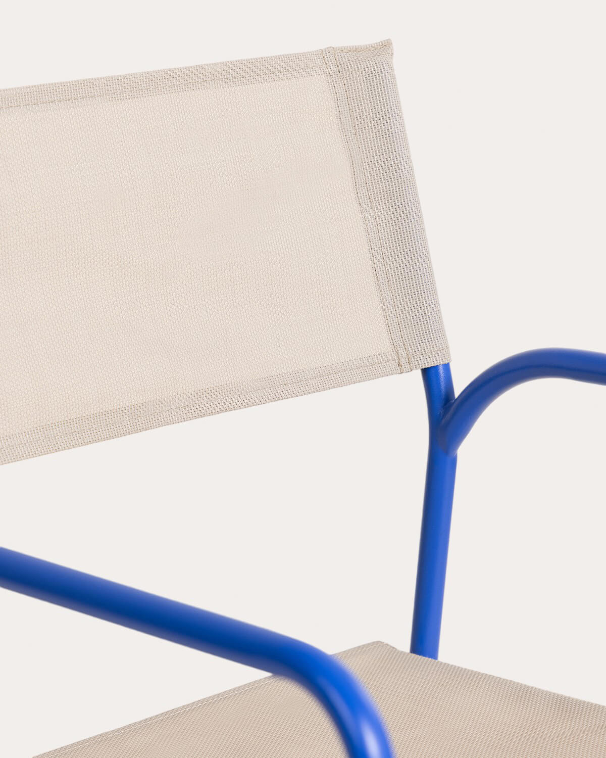 Set Tavolo Rettangolare (185x85 cm) e 6 Sedie da Esterno in Metallo e Tessuto Bowye, immagine della galleria 5