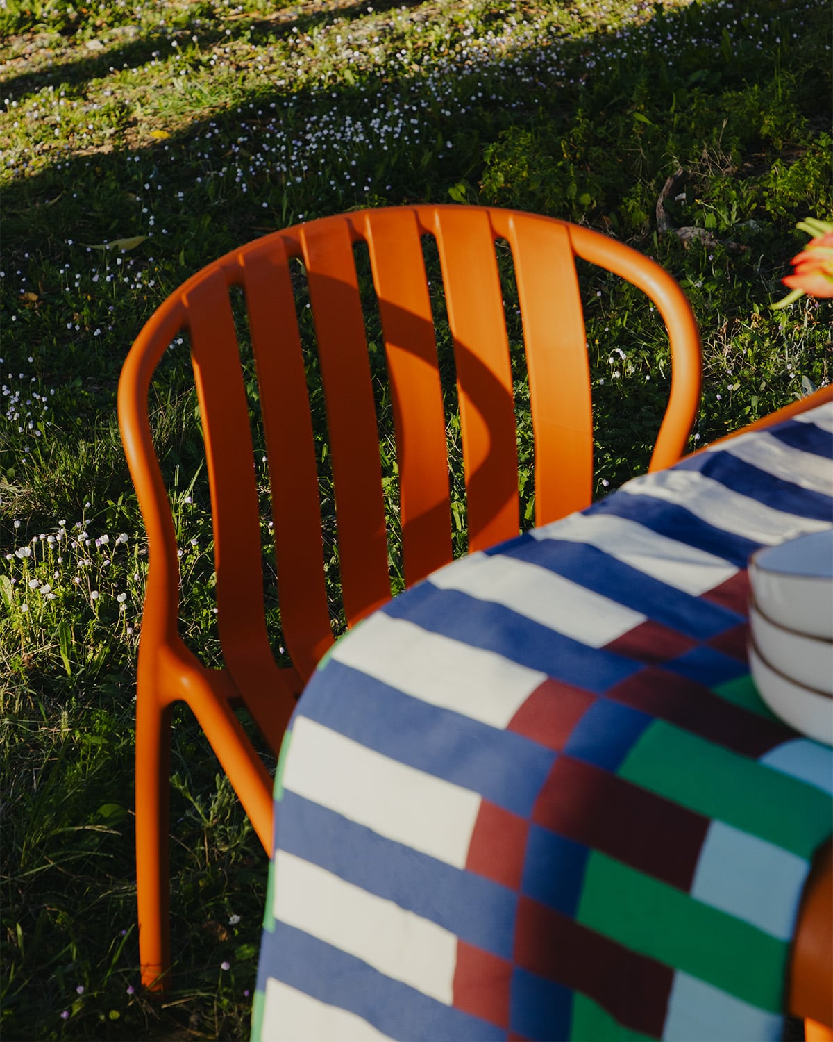 Set Tavolo Rettangolare (153x90 cm) e 4 Sedie da Esterno in Polipropilene Baztan, immagine della galleria 6