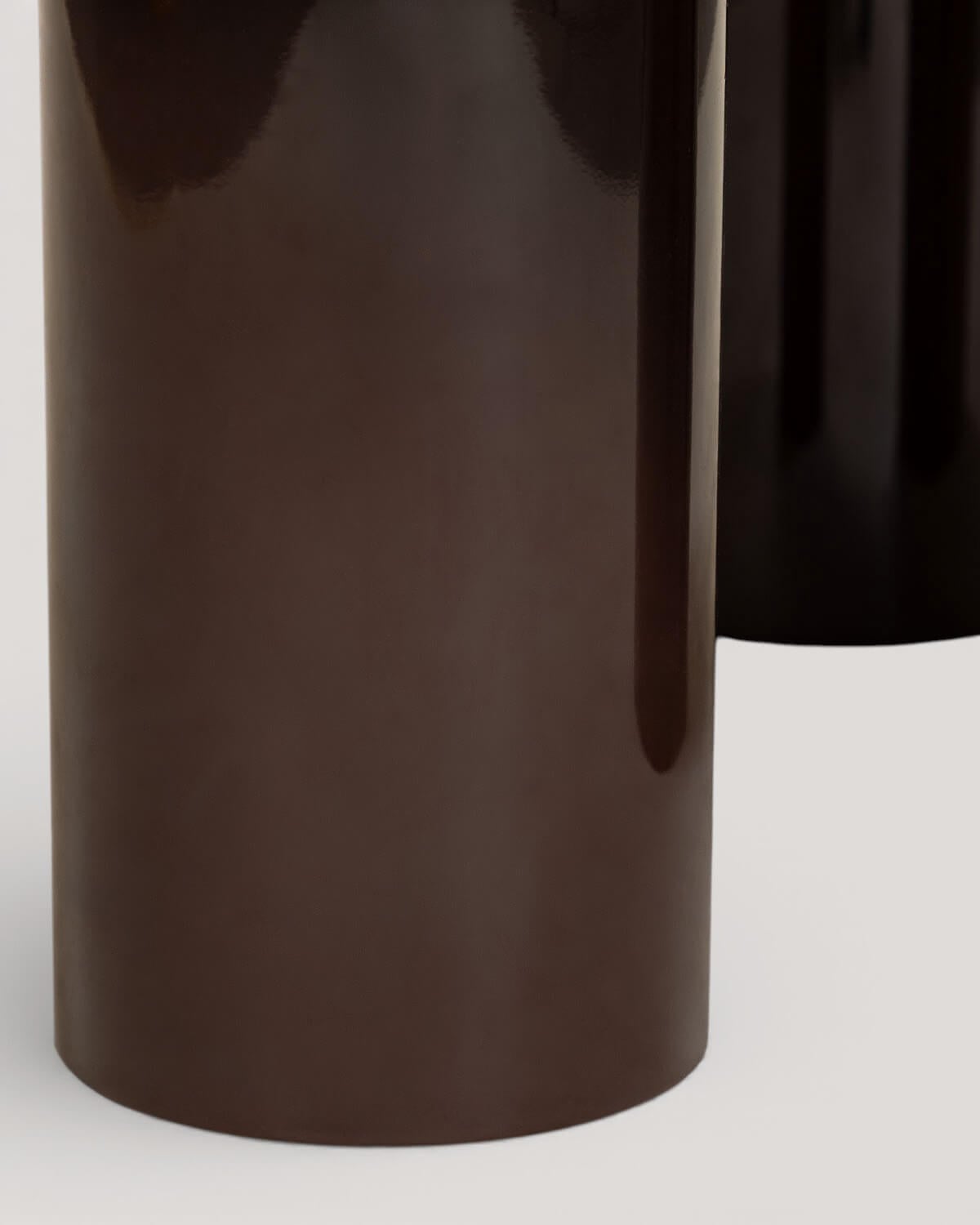 Tavolino Rotondo in Marmo e Legno (Ø90 cm) Hellie, immagine della galleria 6