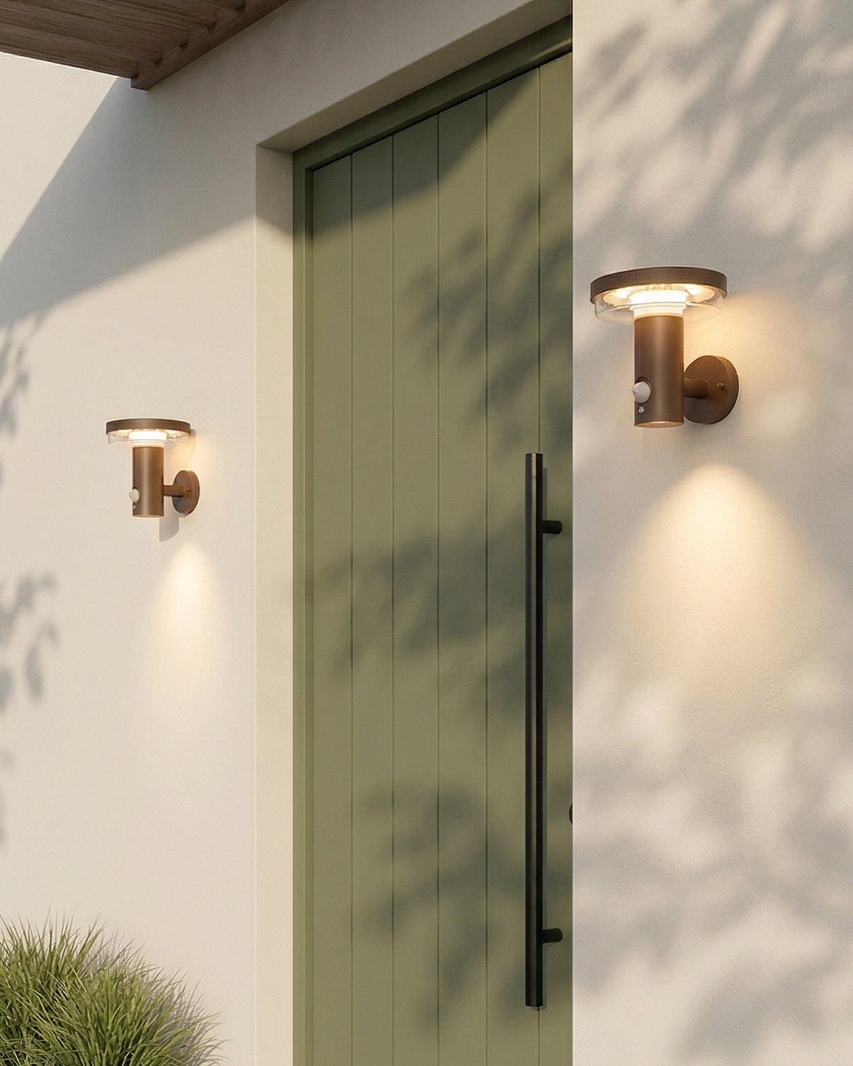 Lampada da Parete Solare a LED in Metallo per Esterni Sulivan, immagine della galleria 3