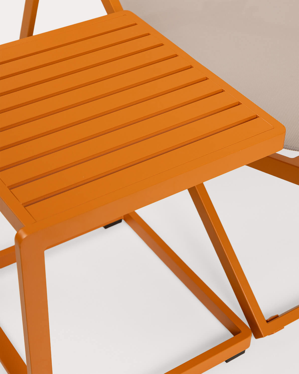 Set di Amaca Reclinabile Rilas e Tavolino Laterale in Alluminio (40x40 cm) Kreta, immagine della galleria 6