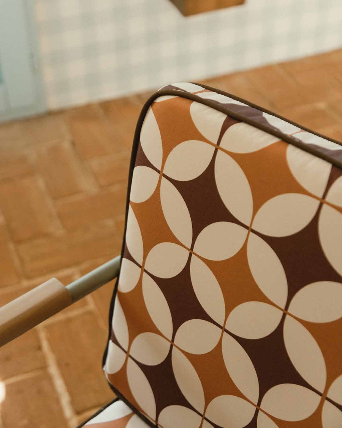 Pack 2 Sedie da Pranzo in Metallo e Tessuto Edimbra, immagine della galleria 3