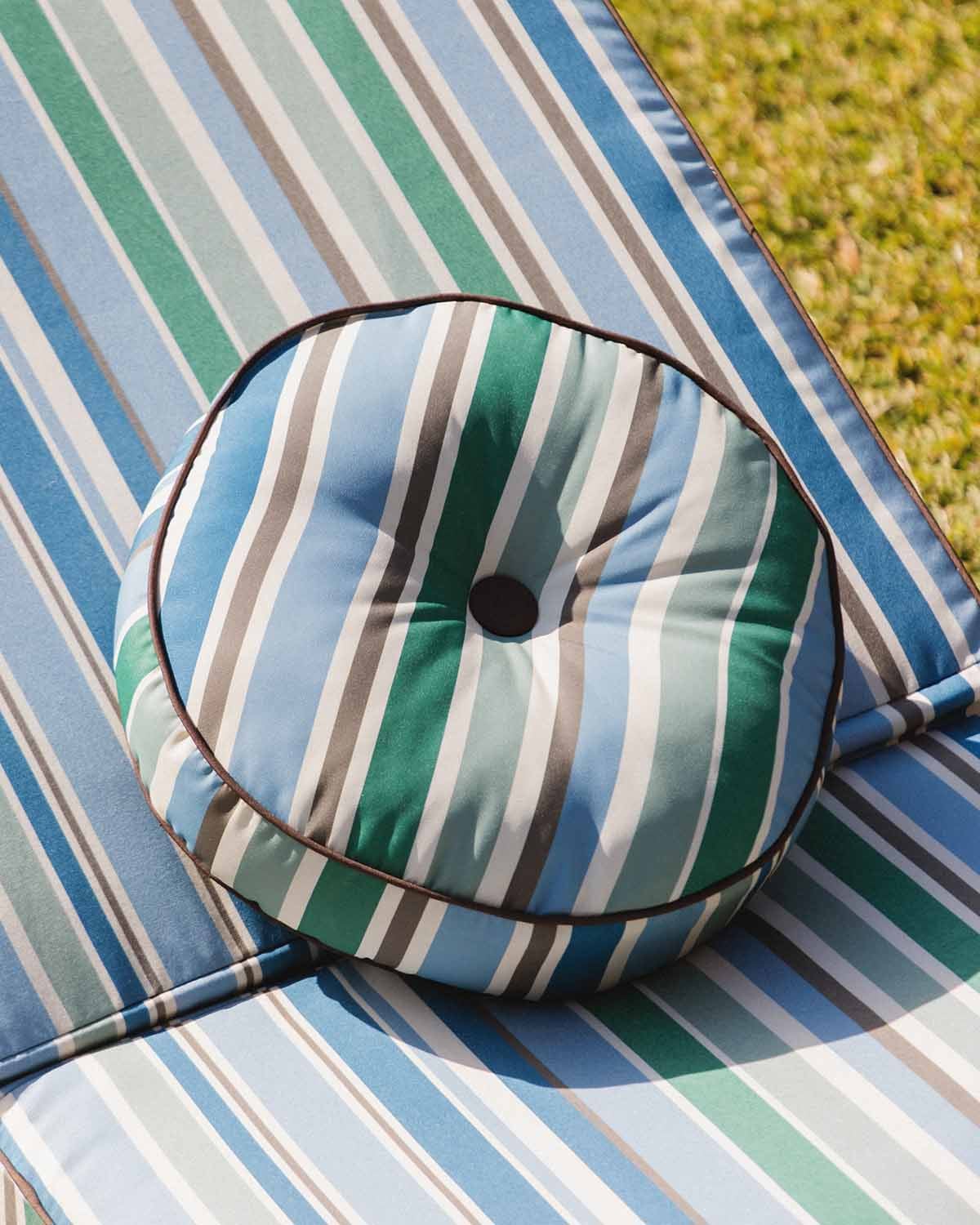 Cuscino Rotondo in Tessuto per Esterni (Ø40 cm) Edimbra, immagine della galleria 2