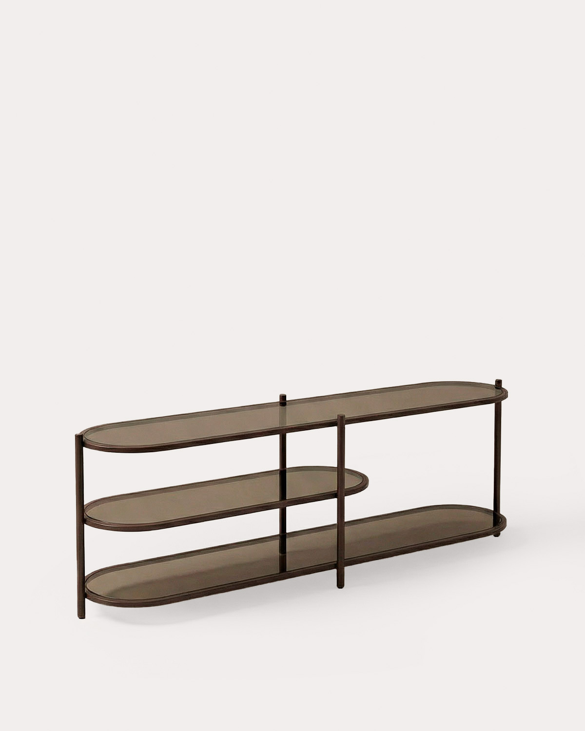 Libreria in Metallo e Vetro Temperato (50x150 cm) Yerry, immagine della galleria 1