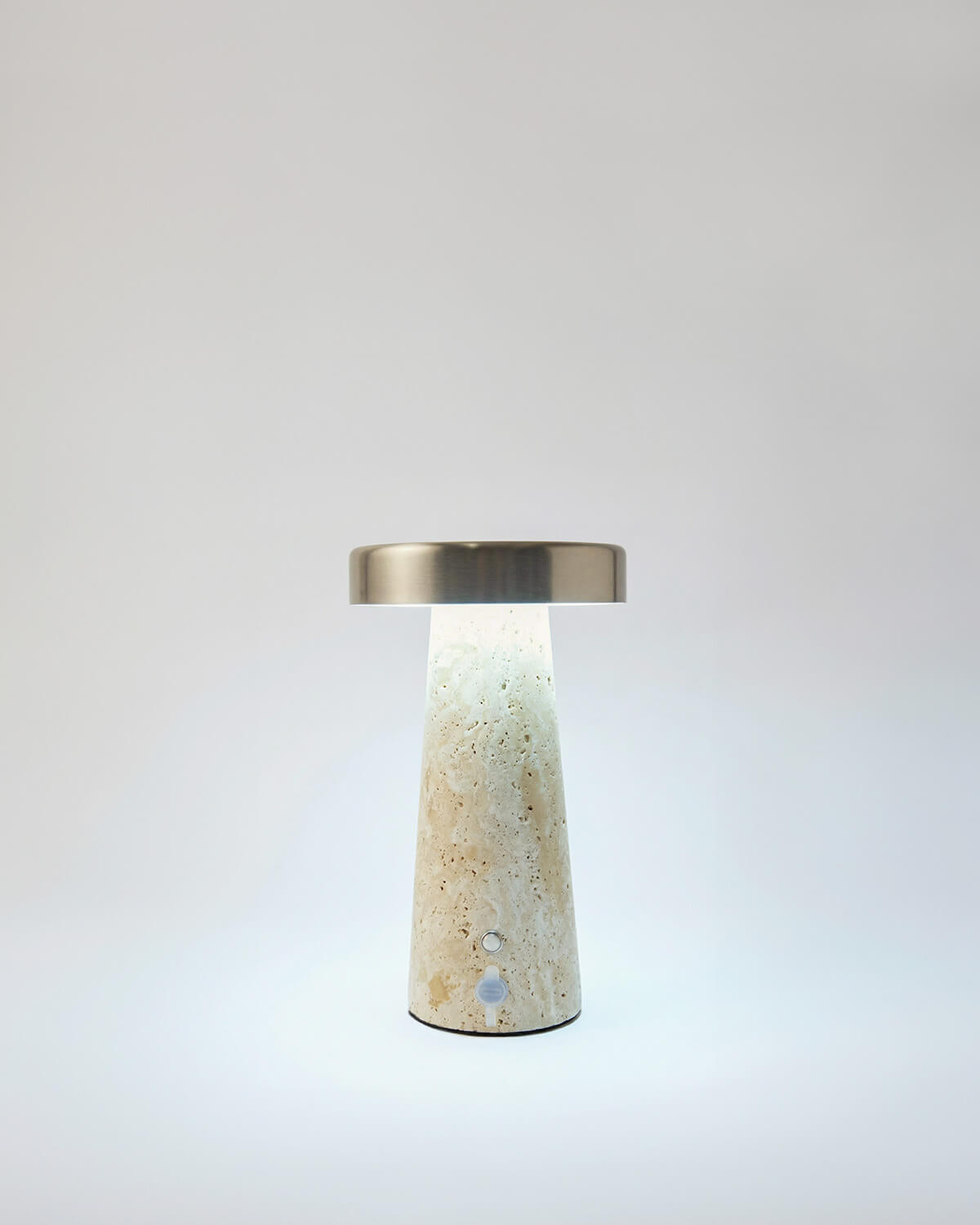 Lampada da Tavolo LED Wireless per Esterni in Marmo e Metallo Mysha, immagine della galleria 6