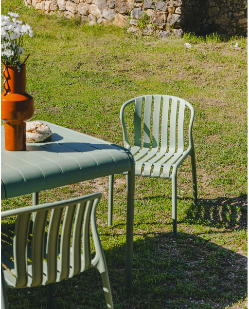 Pack 2 Sedie da Esterno in Polipropilene Baztan