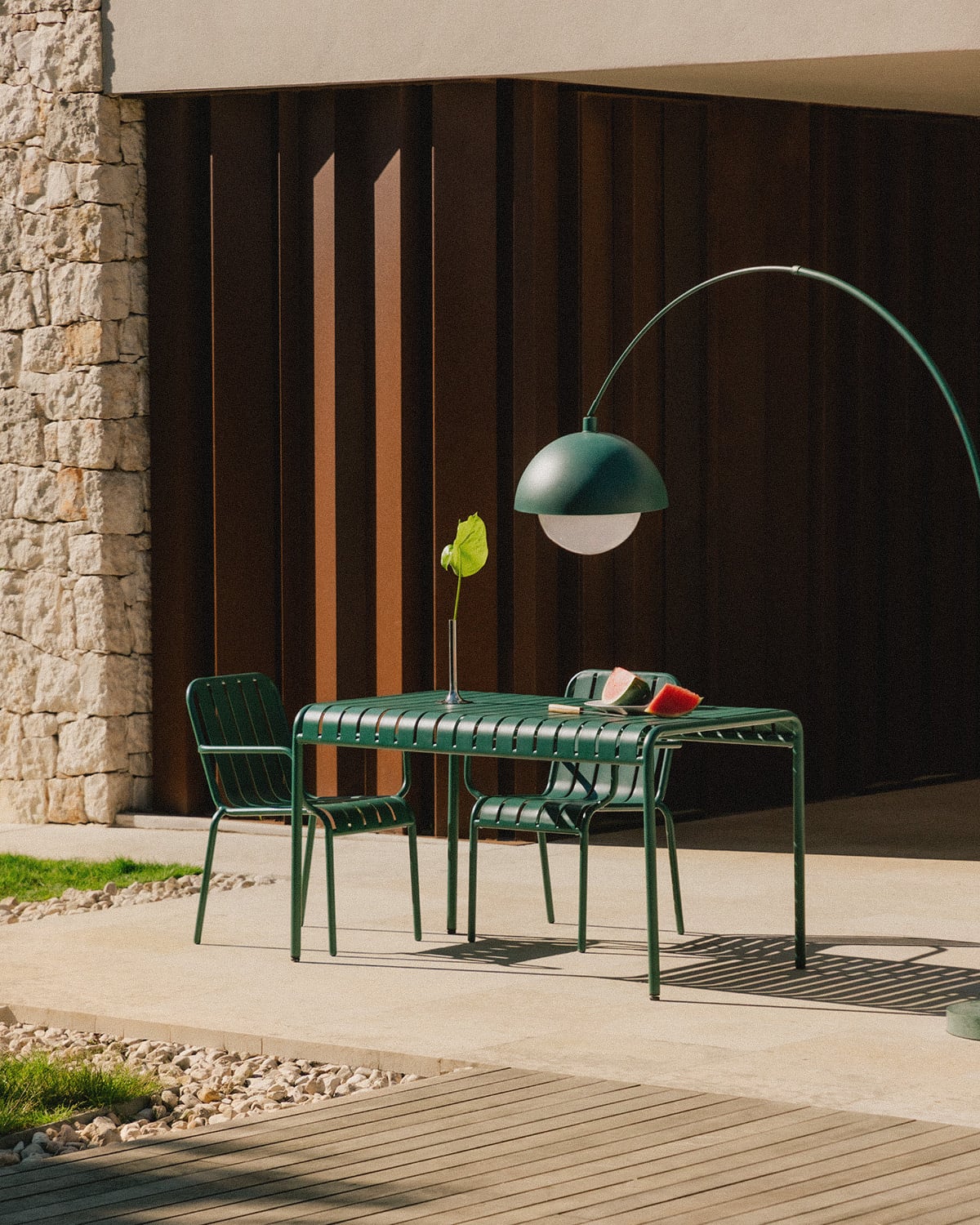 Tavolo da Esterno Rettangolare in Metallo (130x80 cm) Tavo, immagine della galleria 2