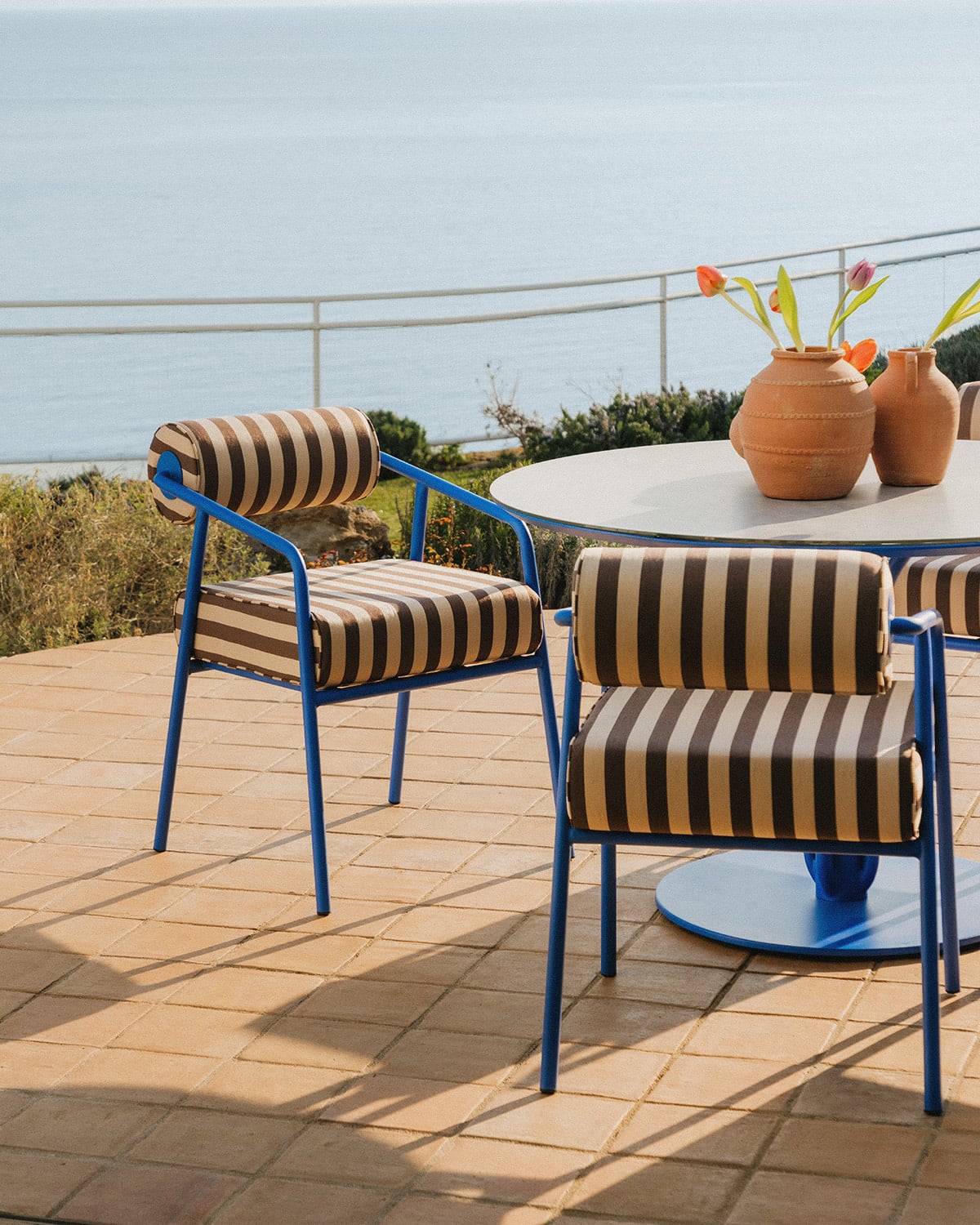 Sedia da Esterno in Metallo e Tessuto Mitha, immagine della galleria 2