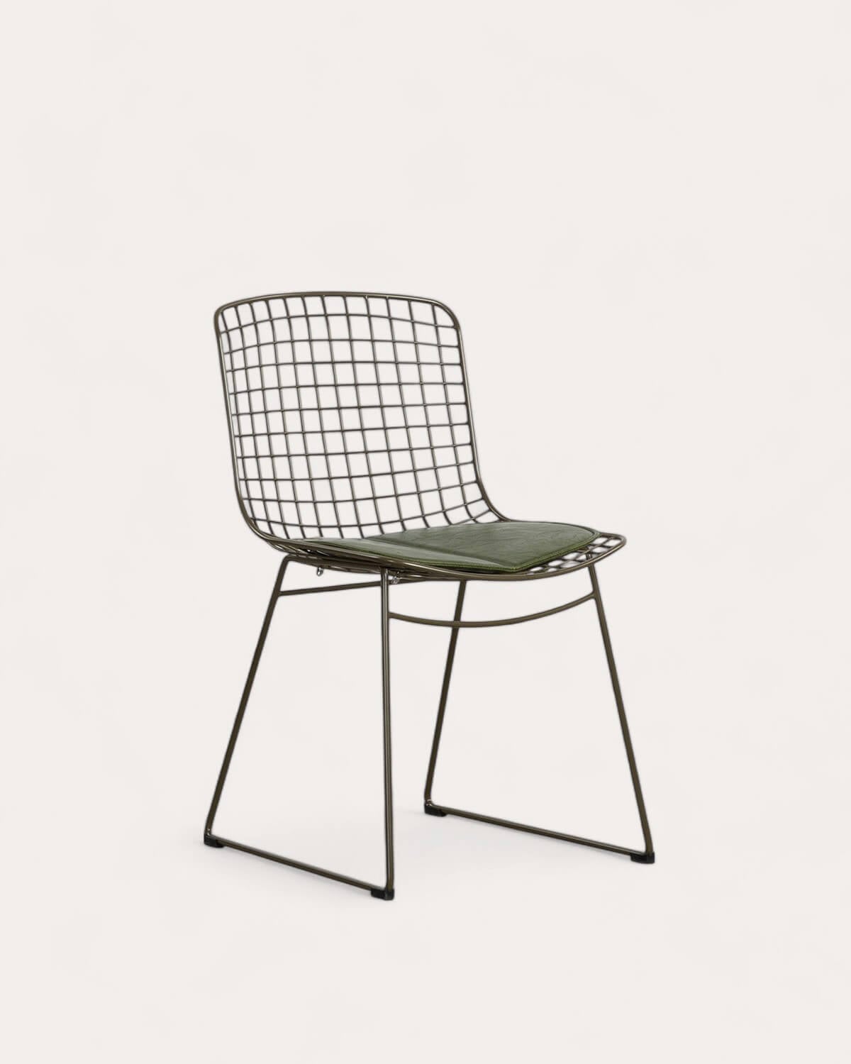 Pack 2 di Sedie da Pranzo in Metallo con Schienale Alto Aras, immagine della galleria 1