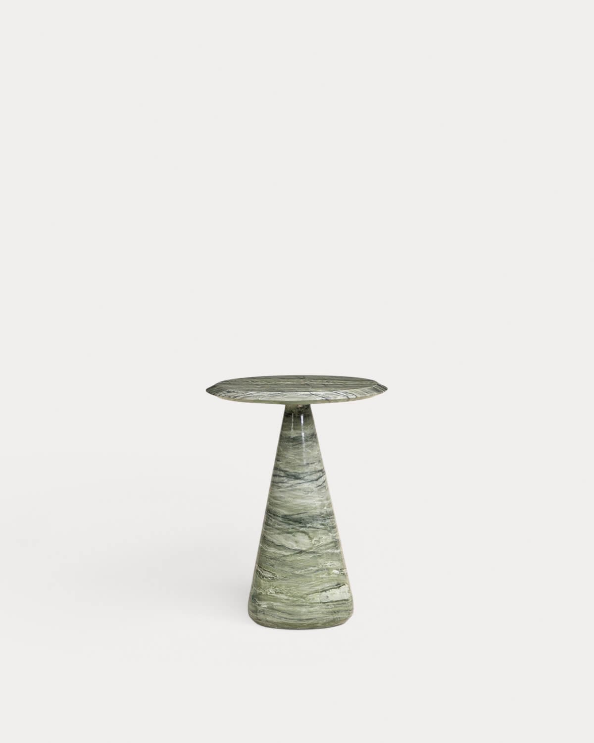 Tavolino Laterale Rotondo da Esterno in Cemento (Ø45 cm) Zuna, immagine della galleria 1