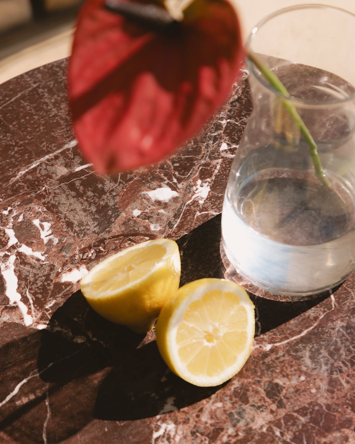 Tavolino da Caffè Rotondo da Esterno in Cemento (Ø100 cm) Nuza, immagine della galleria 6