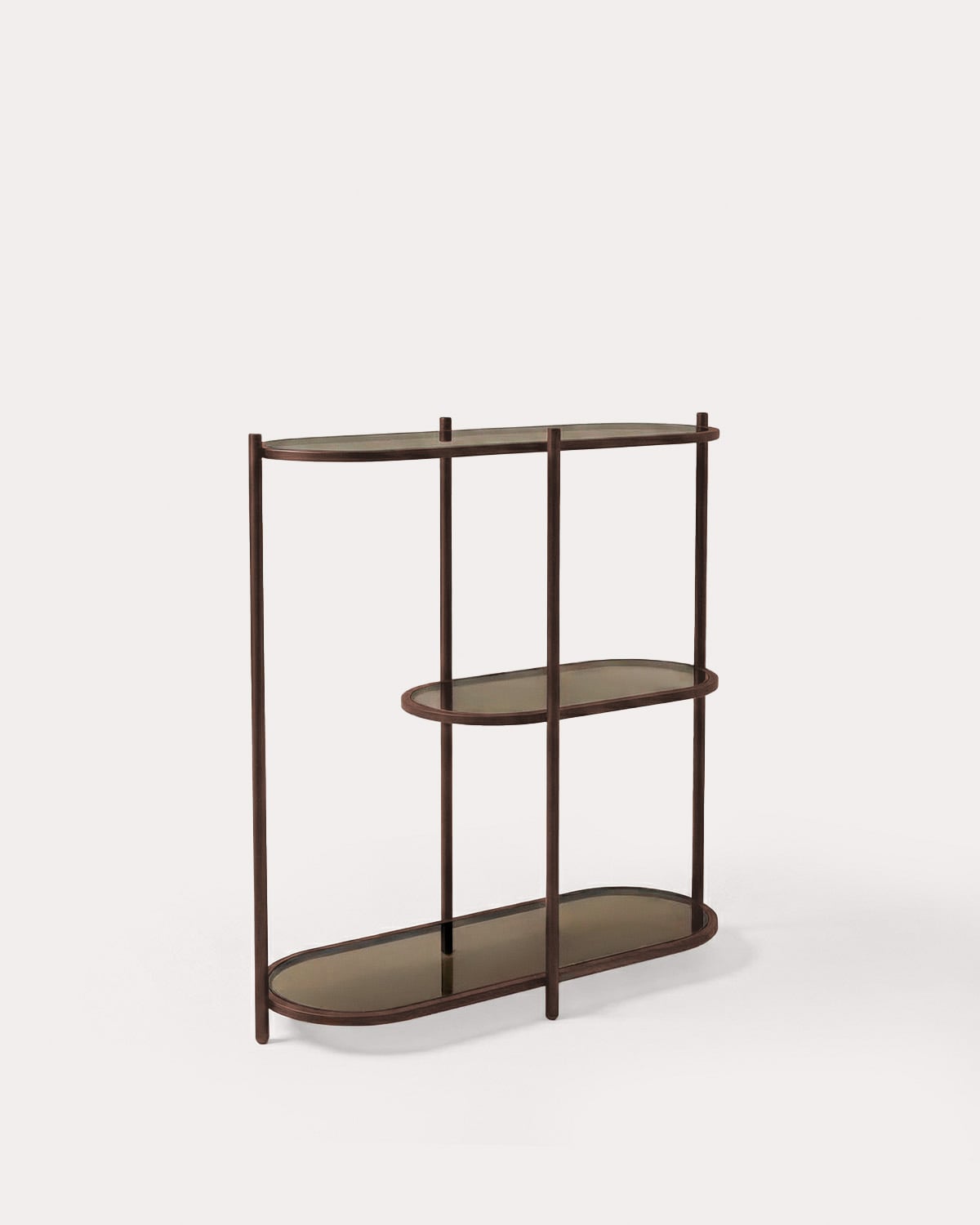 Libreria in Metallo e Vetro Temperato (80x85 cm) Yerry, immagine della galleria 1