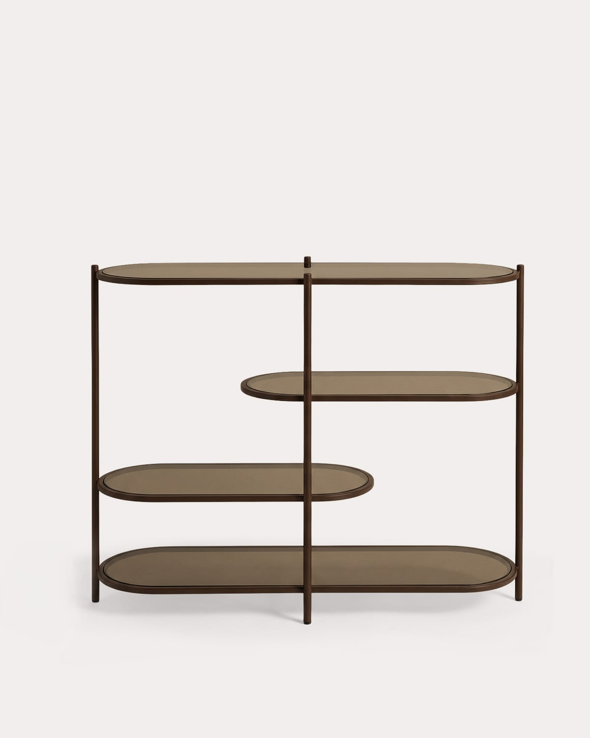 Libreria in Metallo e Vetro Temperato (90x123 cm) Yerry, immagine della galleria 2