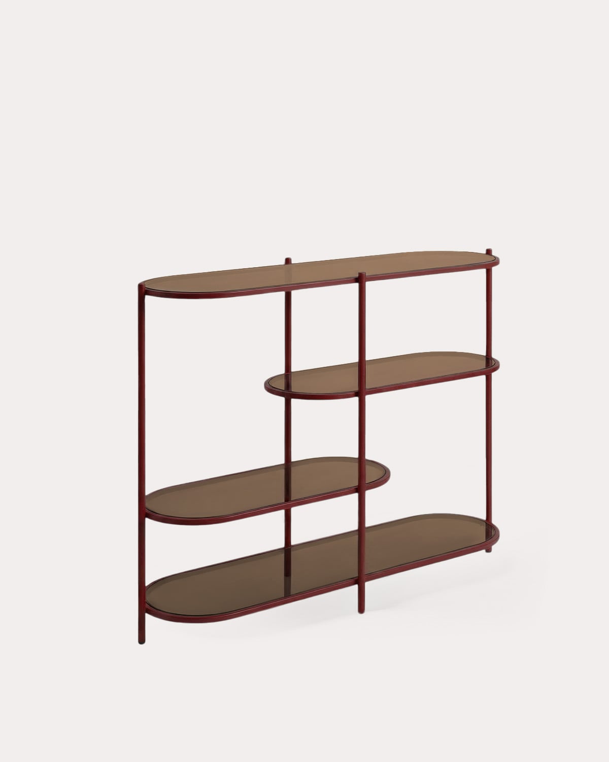 Libreria in Metallo e Vetro Temperato (90x123 cm) Yerry, immagine della galleria 1