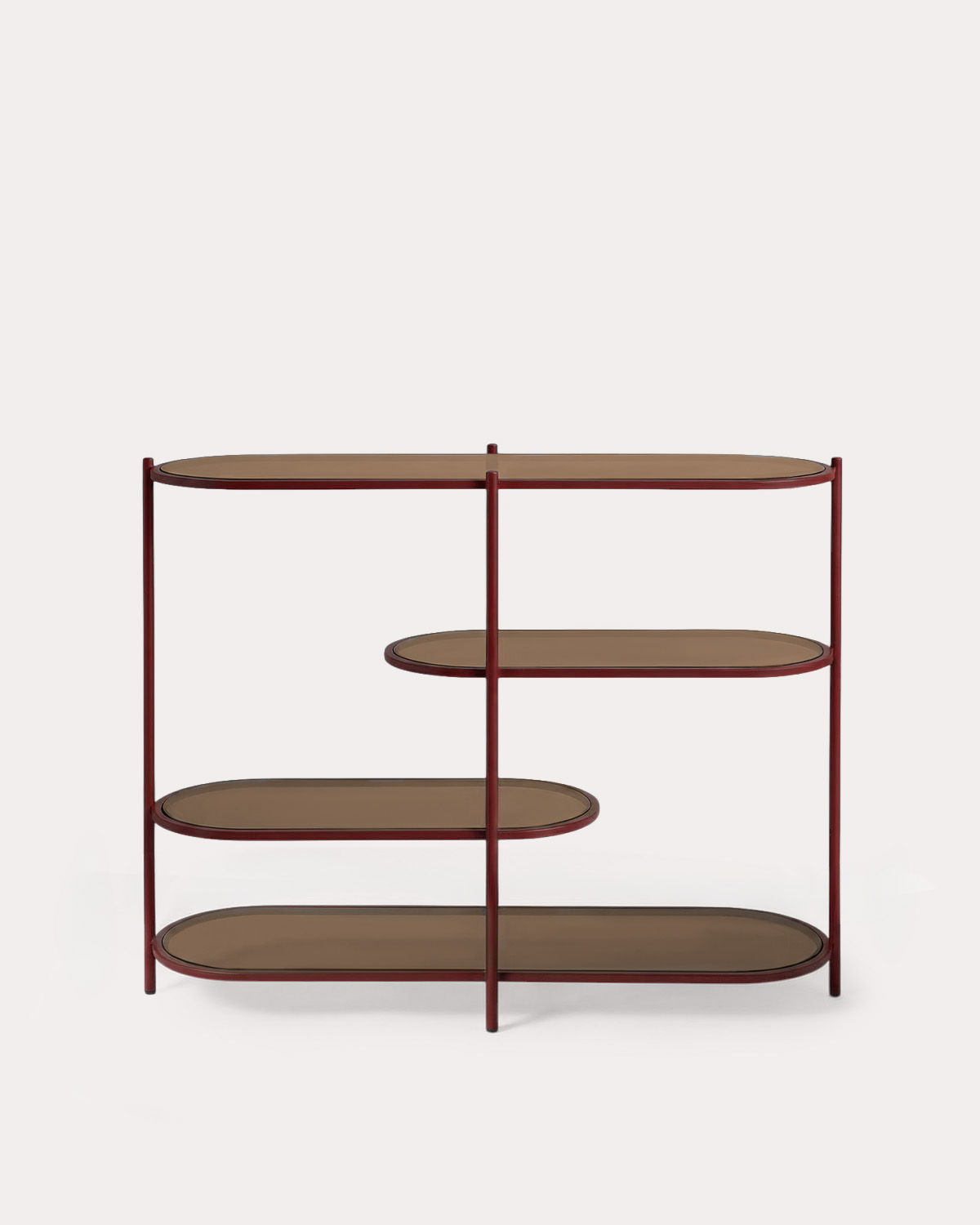 Libreria in Metallo e Vetro Temperato (90x125 cm) Yerry, immagine della galleria 5