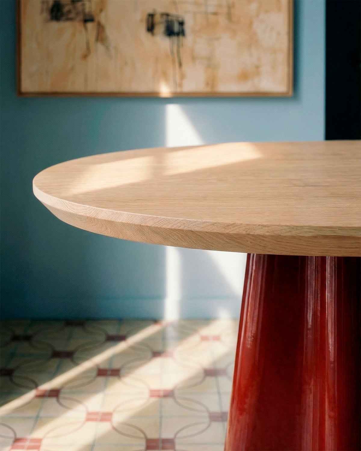 Tavolo da Pranzo Ovale in Legno (220x110 cm) Roxenna, immagine della galleria 3