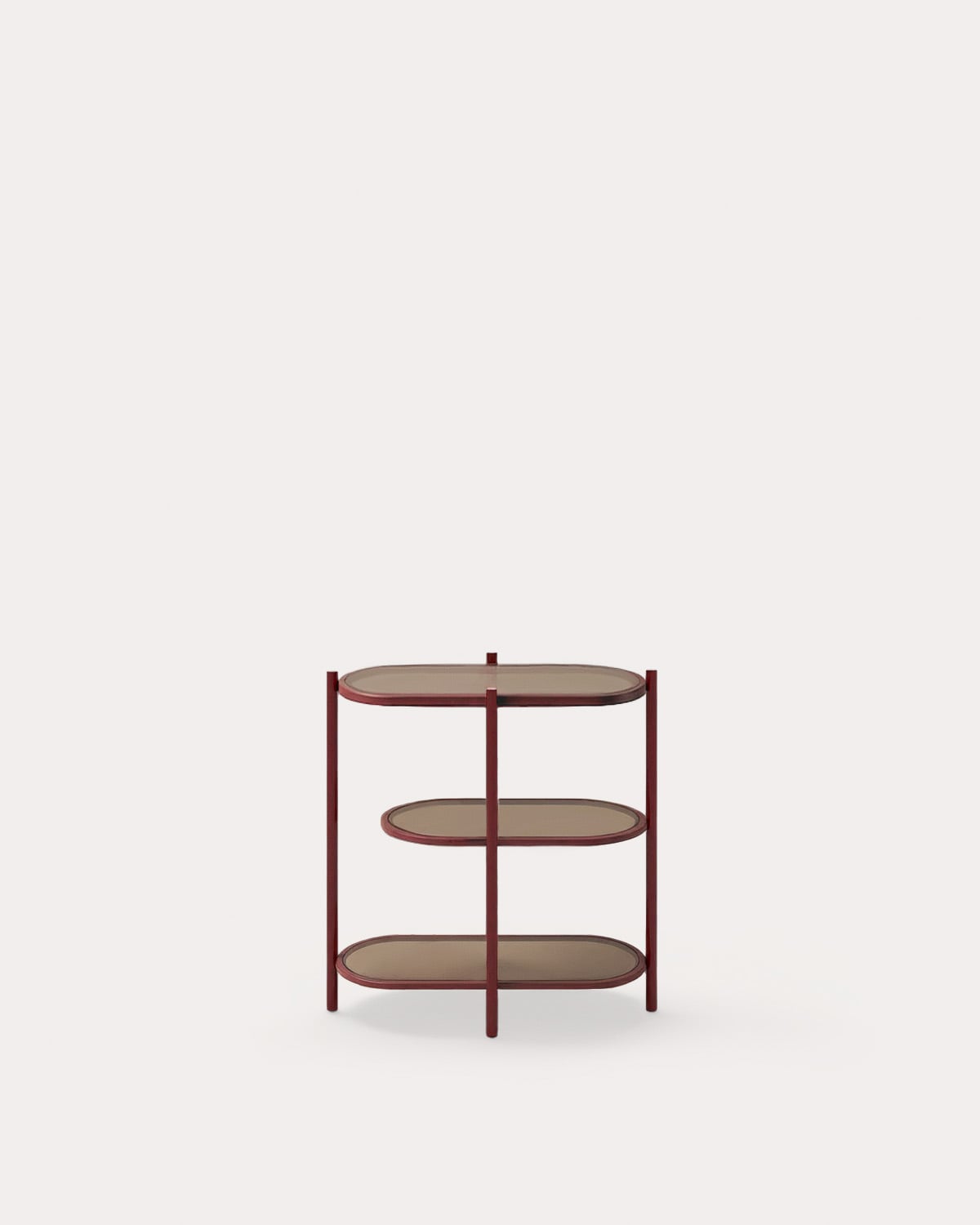 Pack 2 Comodini in Metallo e Vetro Temperato (50x50 cm) Yerry, immagine della galleria 3