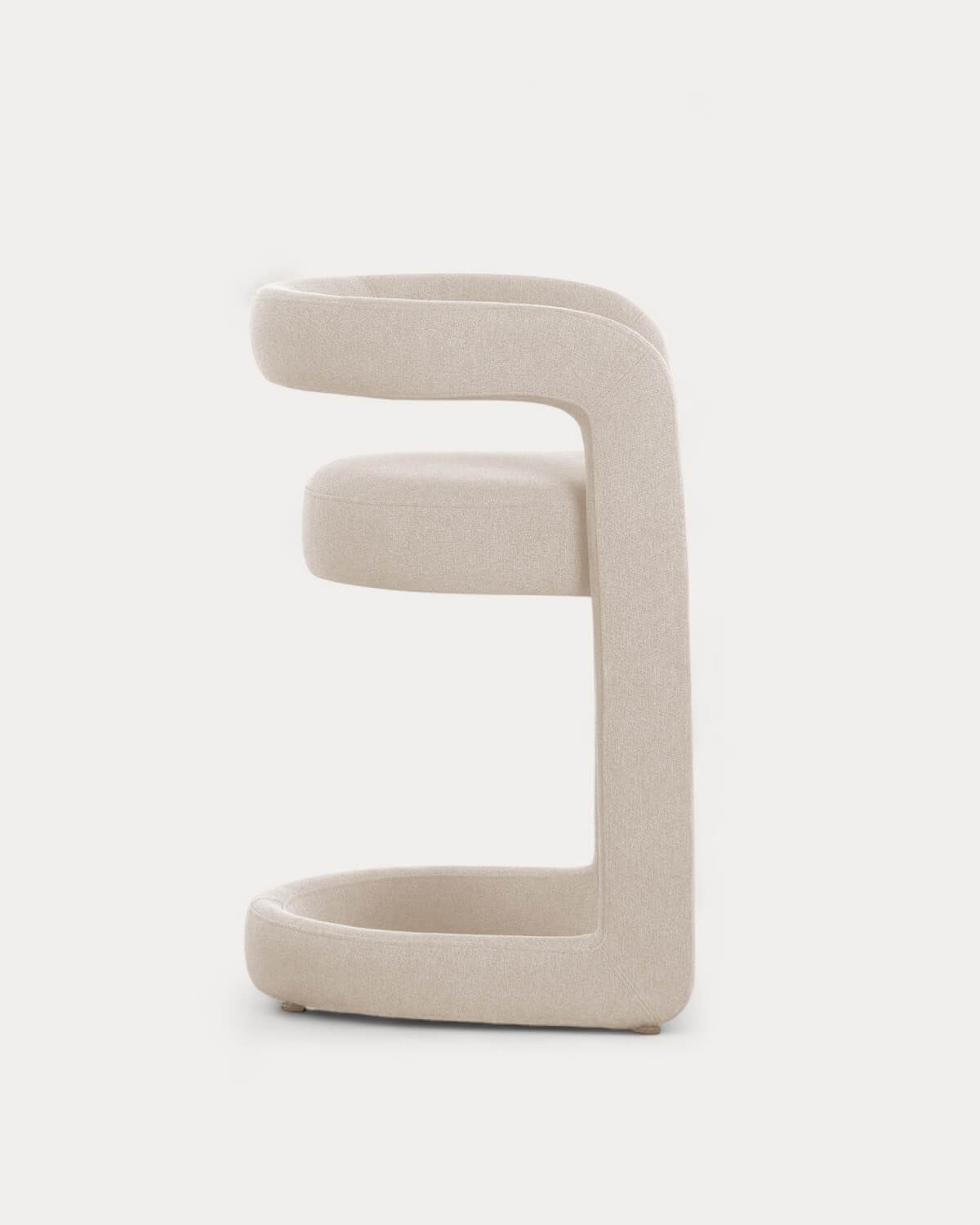 Sgabello alto 65 cm in tessuto Winsi, immagine della galleria 2