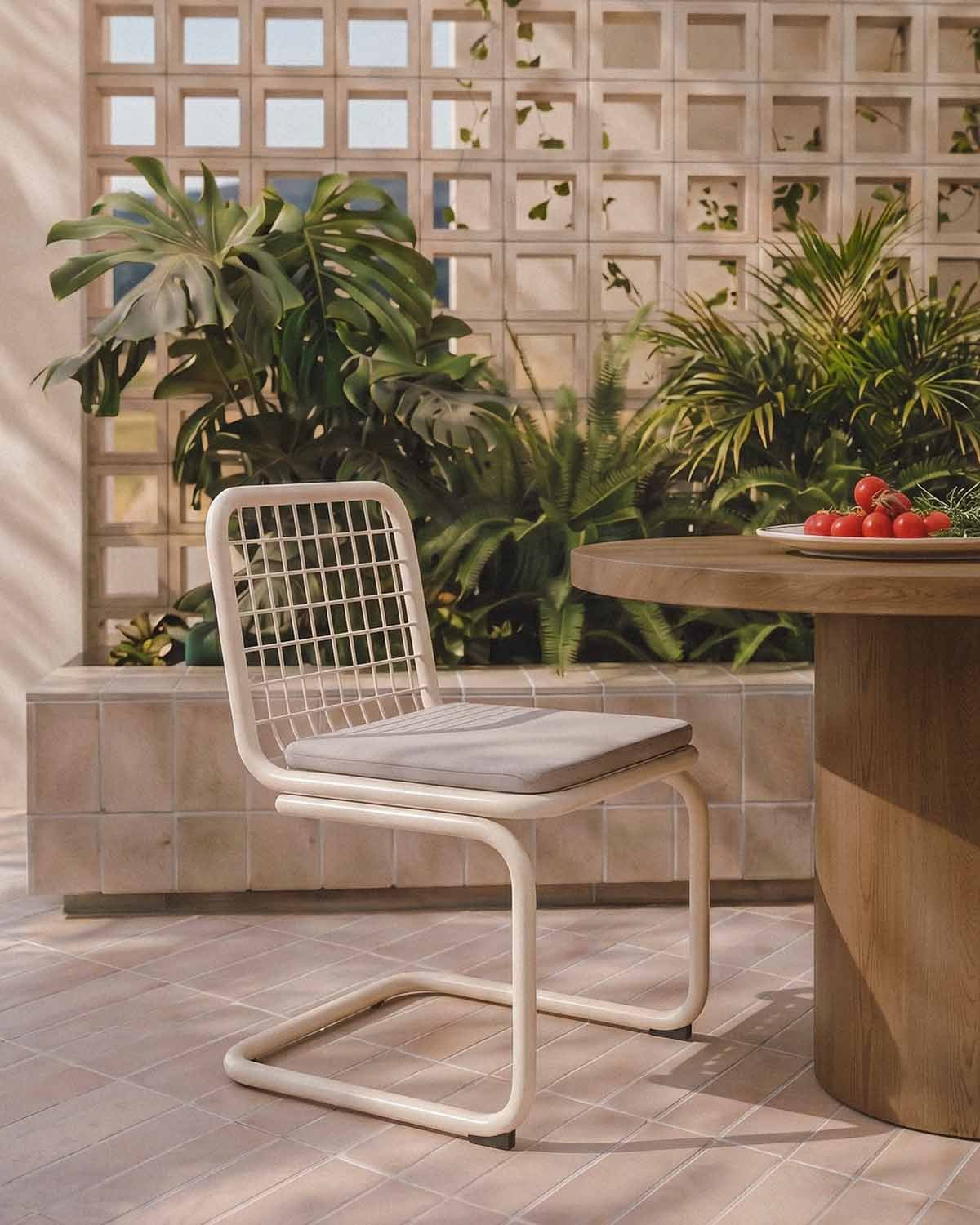 Sedia da Esterno in metallo Biaritz, immagine della galleria 2