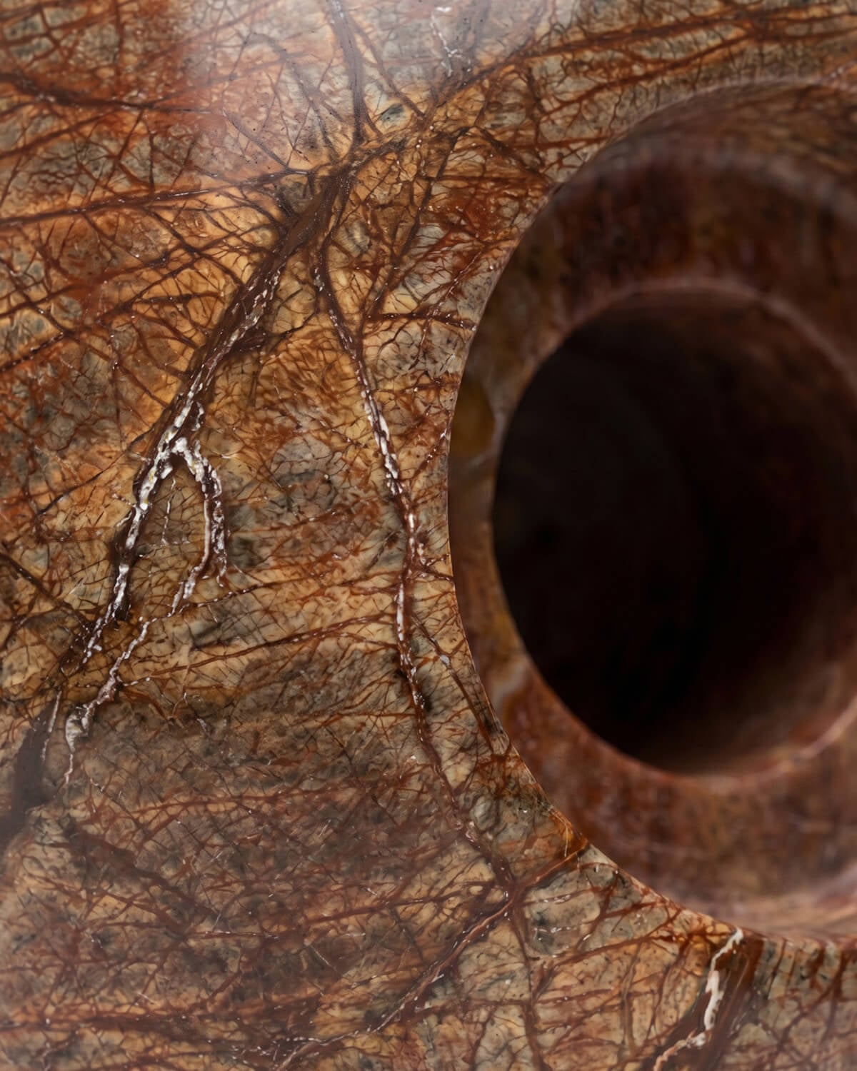 Portacandele Rotondo in Marmo (Ø9 cm) Menera, immagine della galleria 3